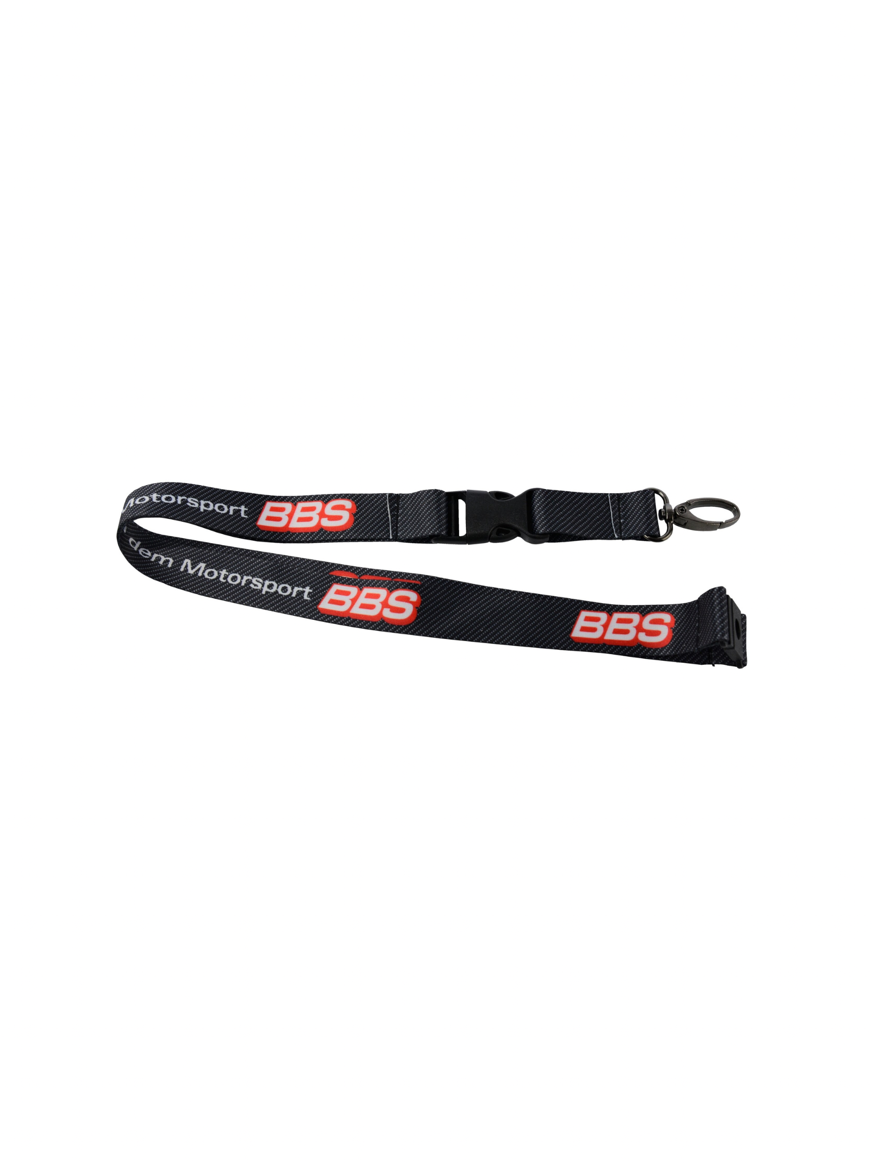 Original BBS Lanyard with logo "Technik aus dem Motorsport" motto.