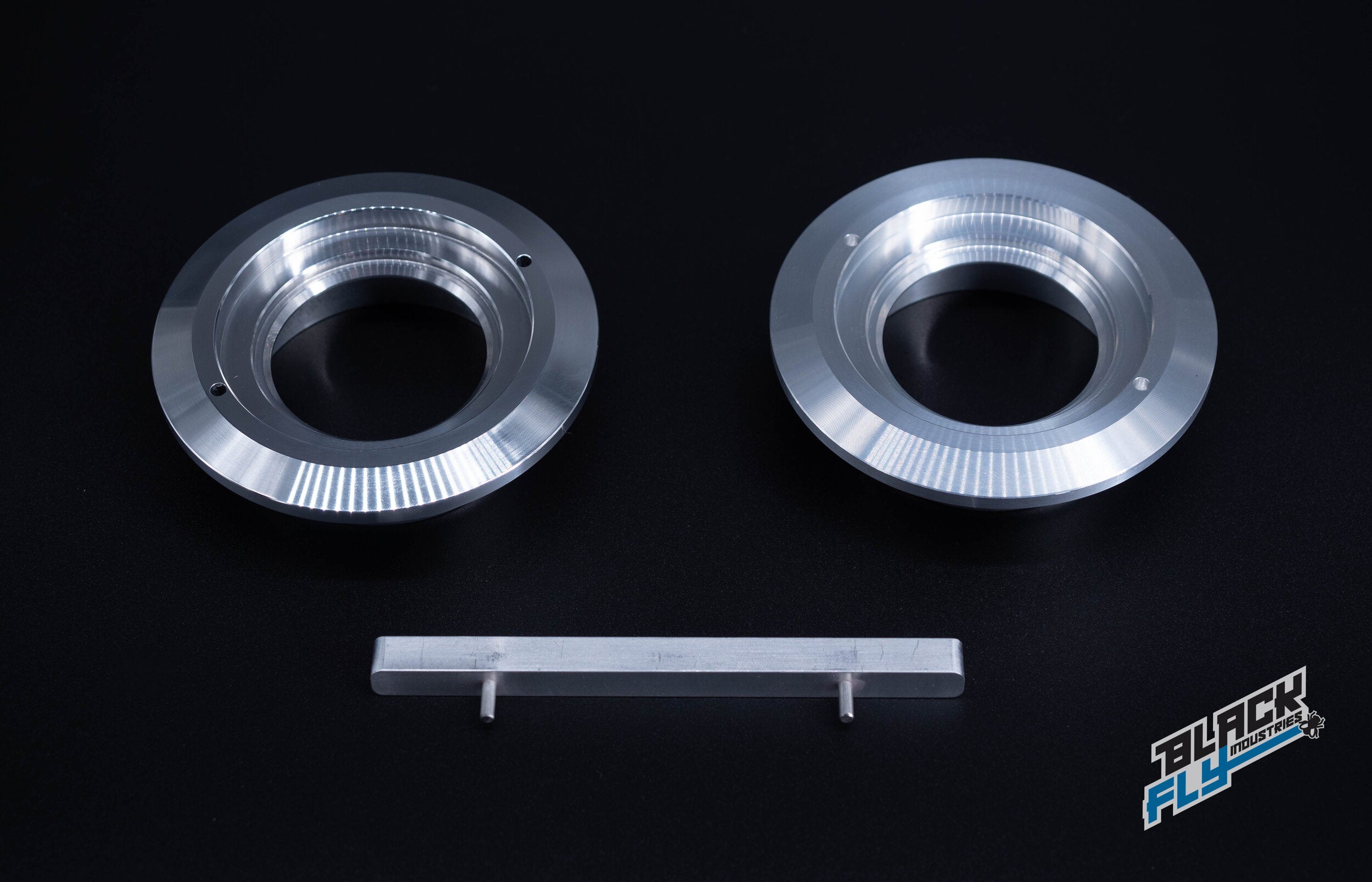 Black Fly Industries BBS Flat Caps with wrench - Large Thread