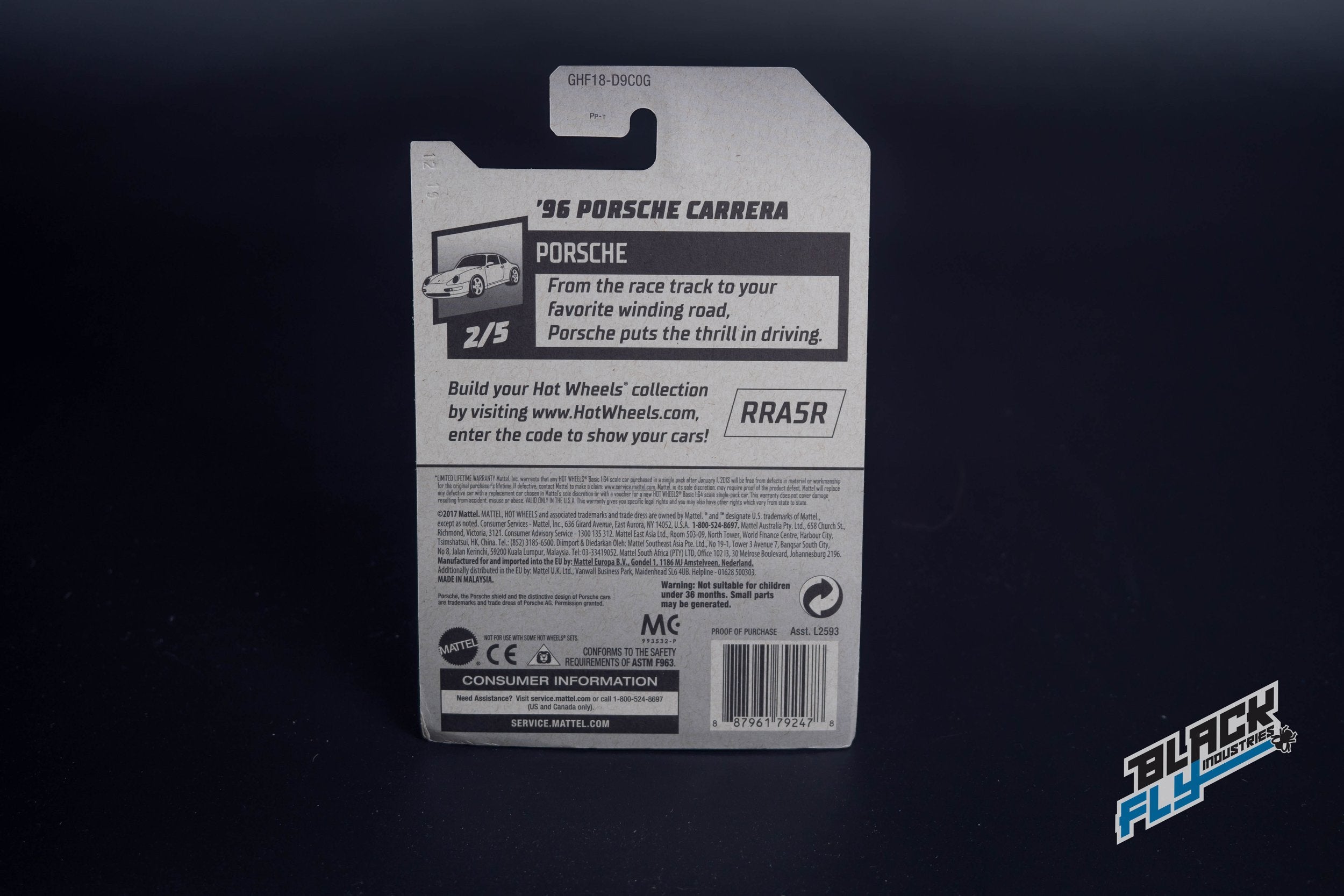 Hot Wheels - 1996 Porsche Carrera