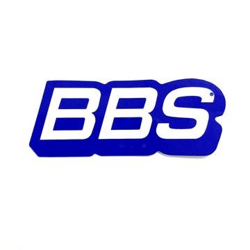 Genuine BBS Blue/White LIP DECAL