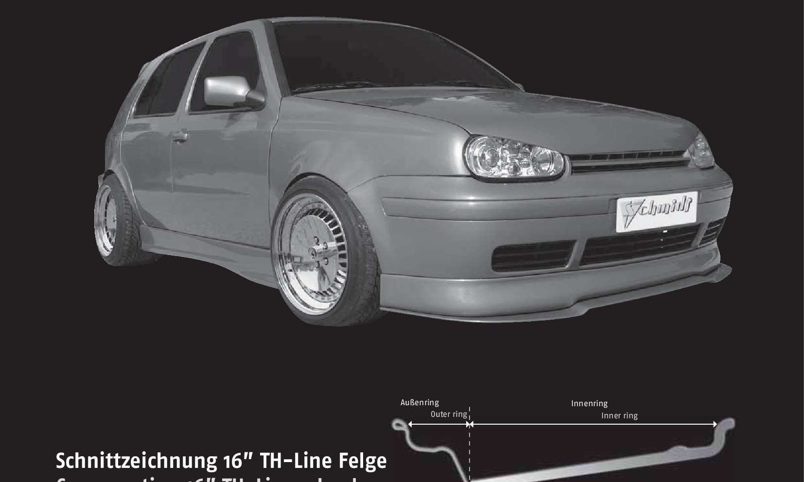16" Schmidt TH Line 2 piece