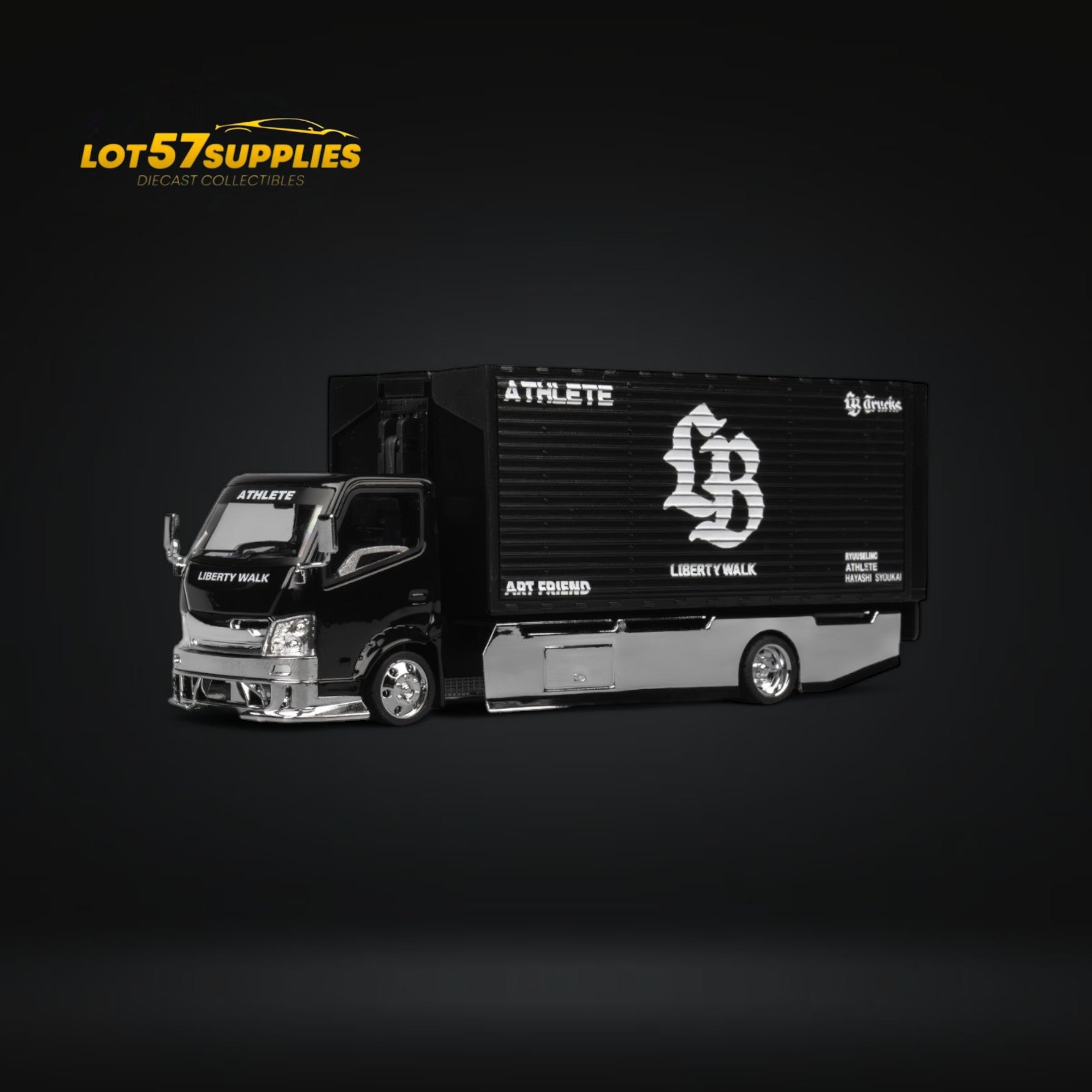 MicroTurbo Hino 300 Custom Box Truck AIT Limited Edition 1:64