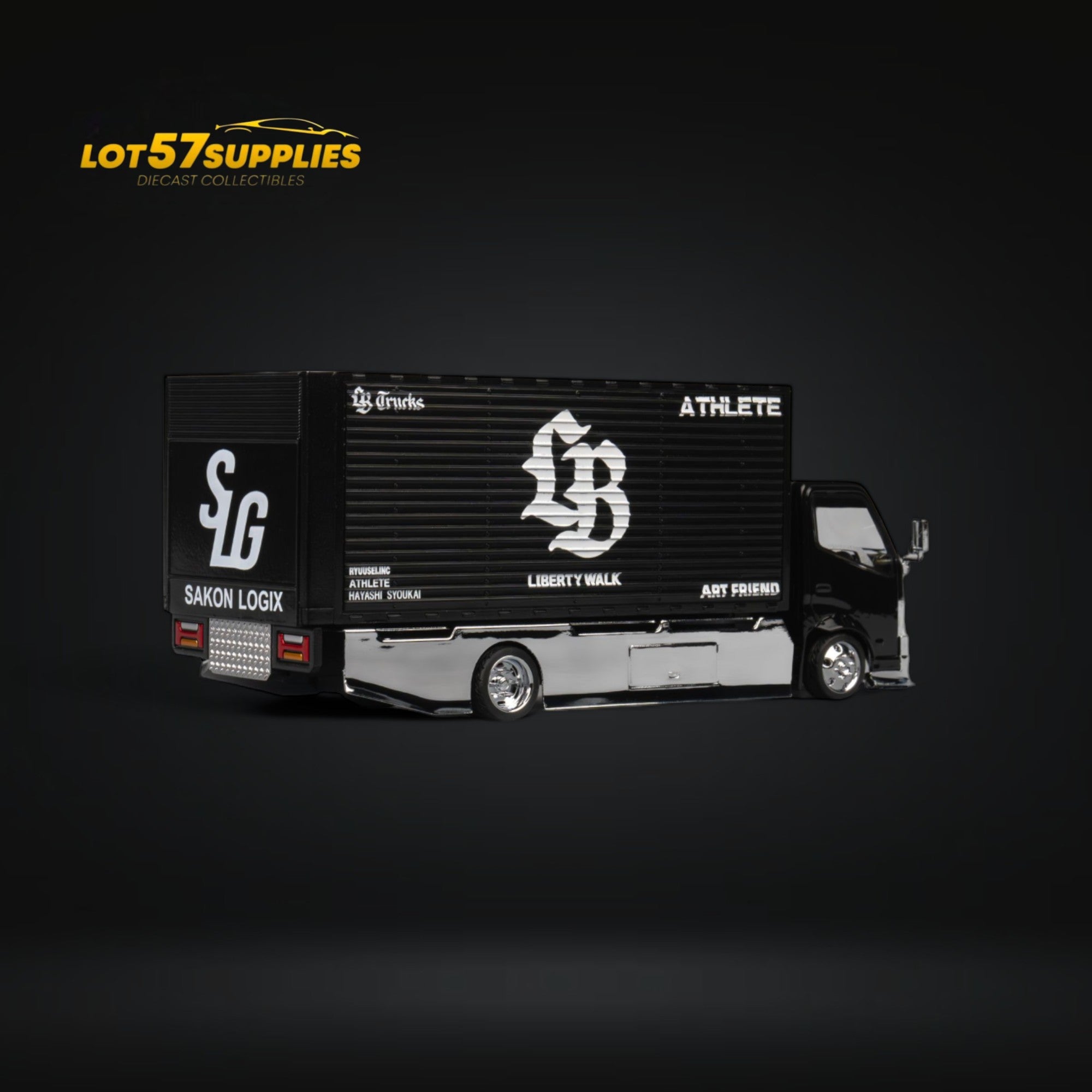 MicroTurbo Hino 300 Custom Box Truck AIT Limited Edition 1:64