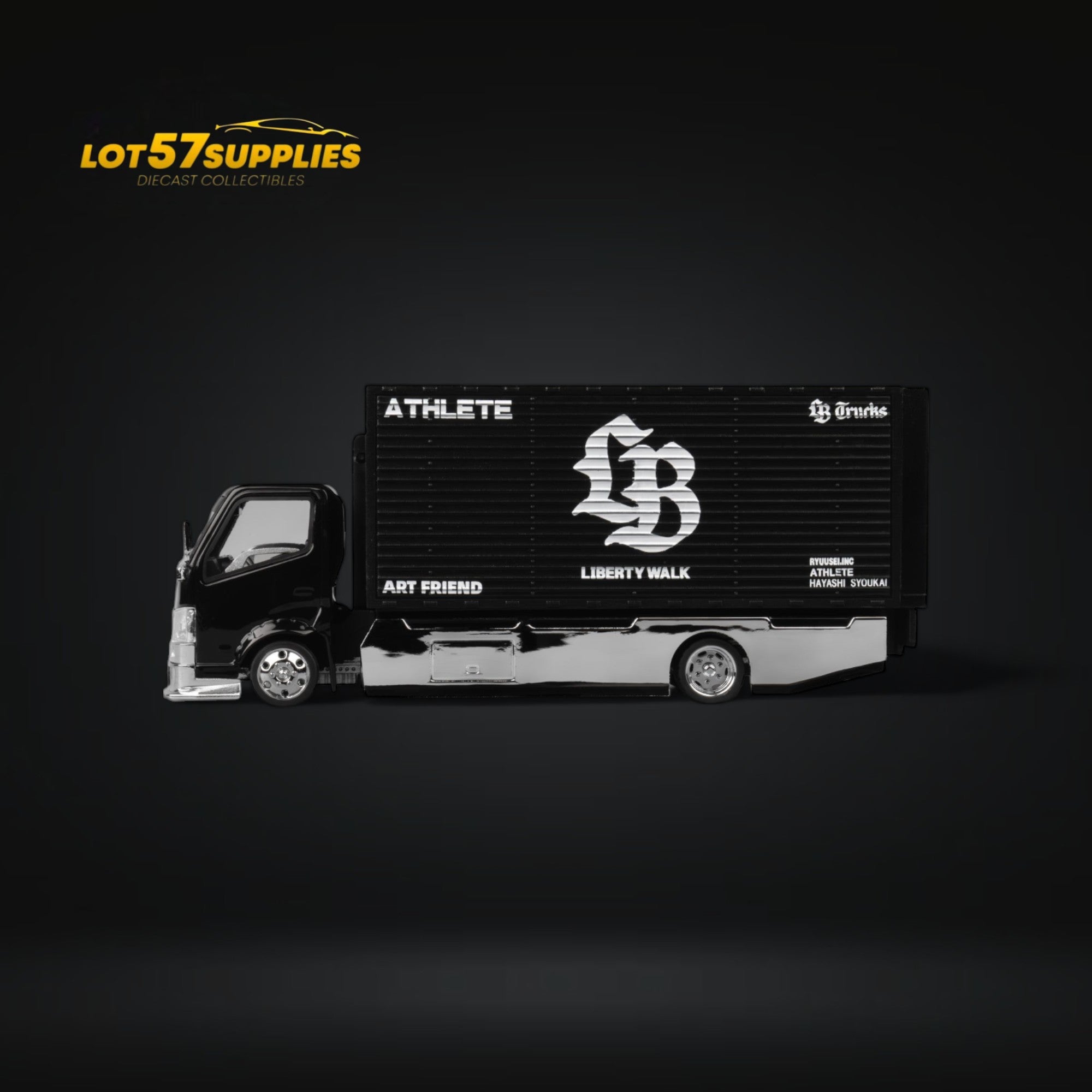 MicroTurbo Hino 300 Custom Box Truck AIT Limited Edition 1:64