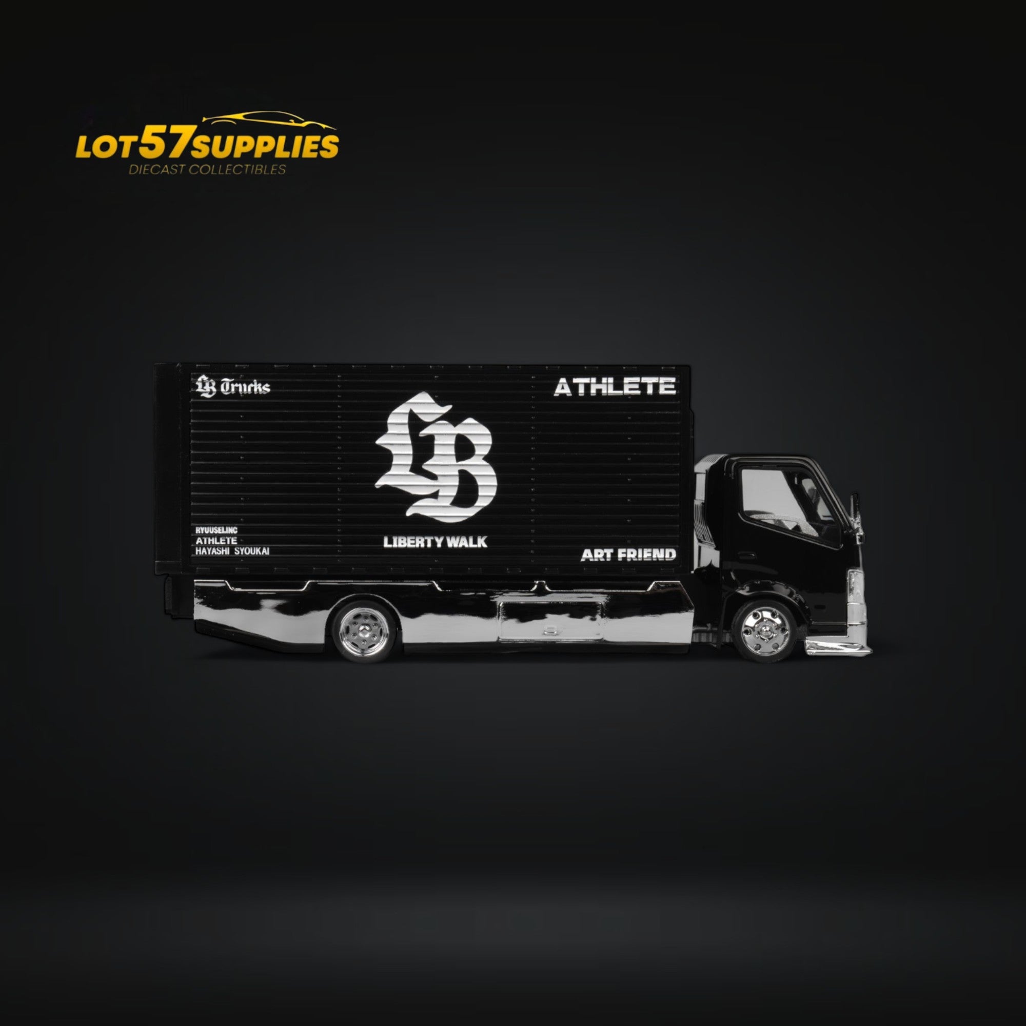 MicroTurbo Hino 300 Custom Box Truck AIT Limited Edition 1:64