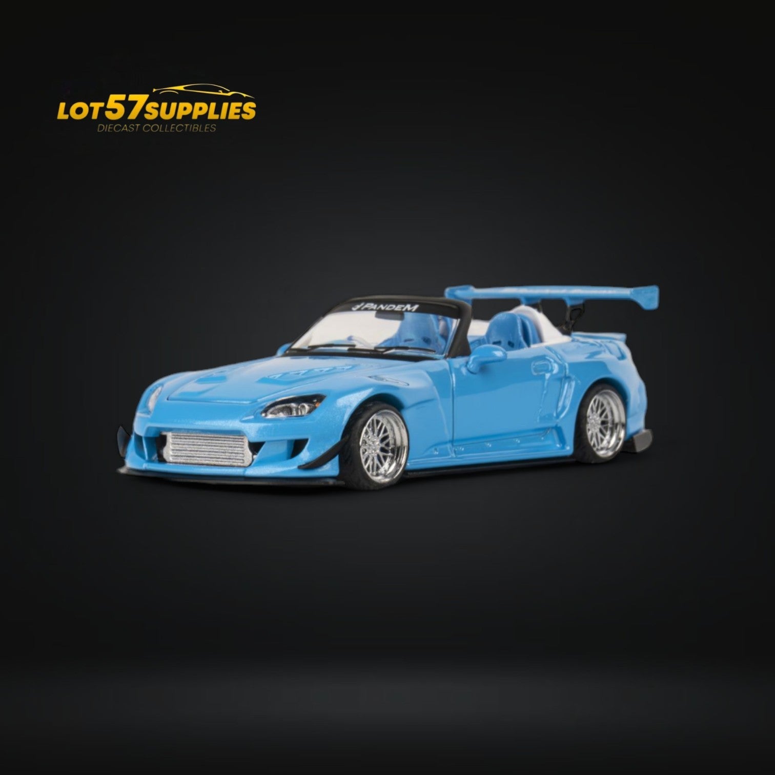 (Pre-Order) MicroTurbo Honda S2000 Custom Rocket Bunny Metallic Blue 1:64