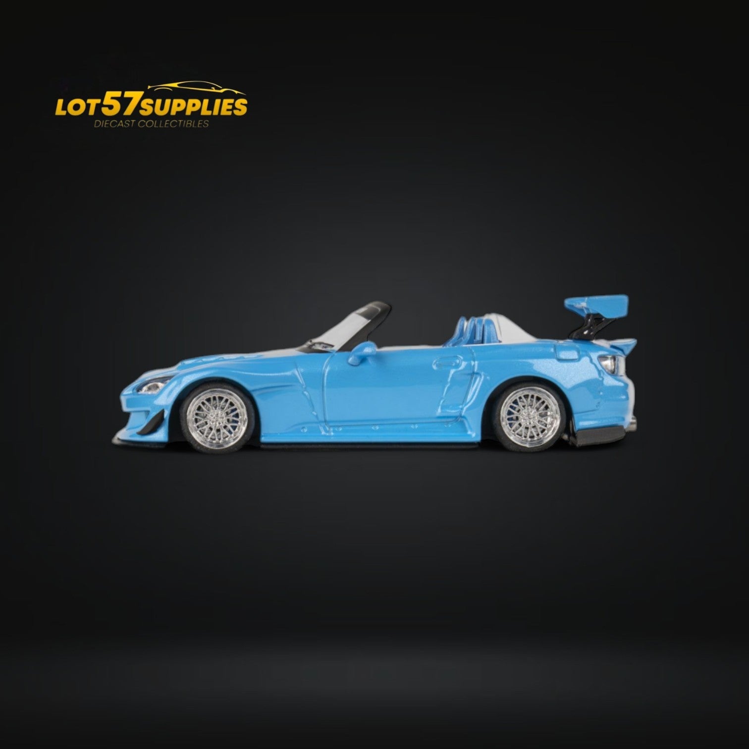 (Pre-Order) MicroTurbo Honda S2000 Custom Rocket Bunny Metallic Blue 1:64