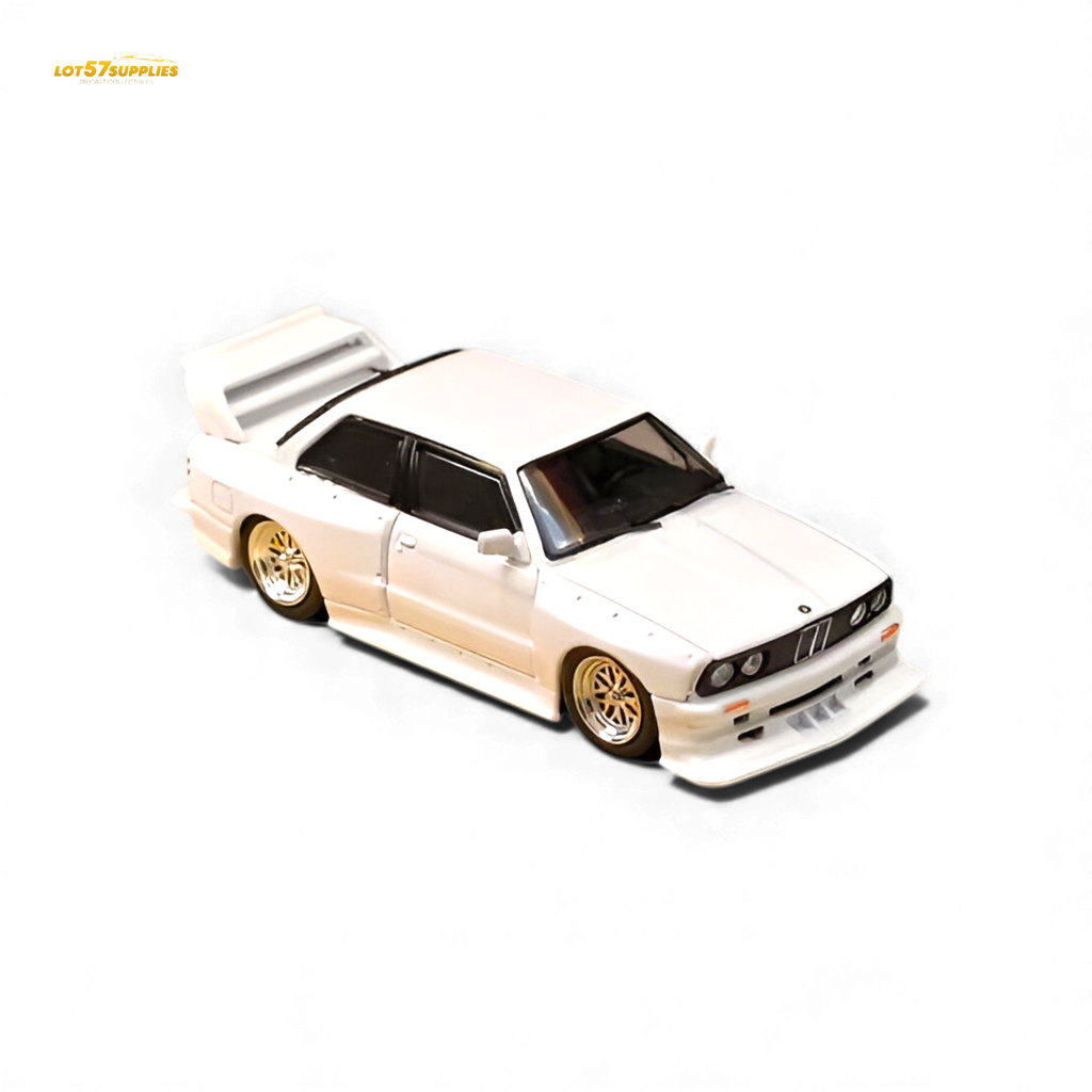 SW BMW E30 M3 LTO Modified - White 1:64