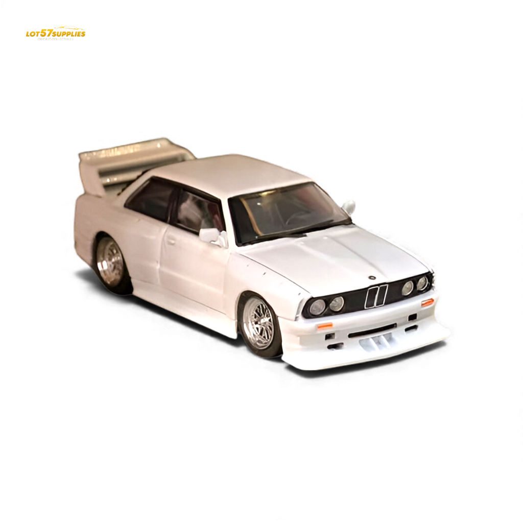 SW BMW E30 M3 LTO Modified - White 1:64