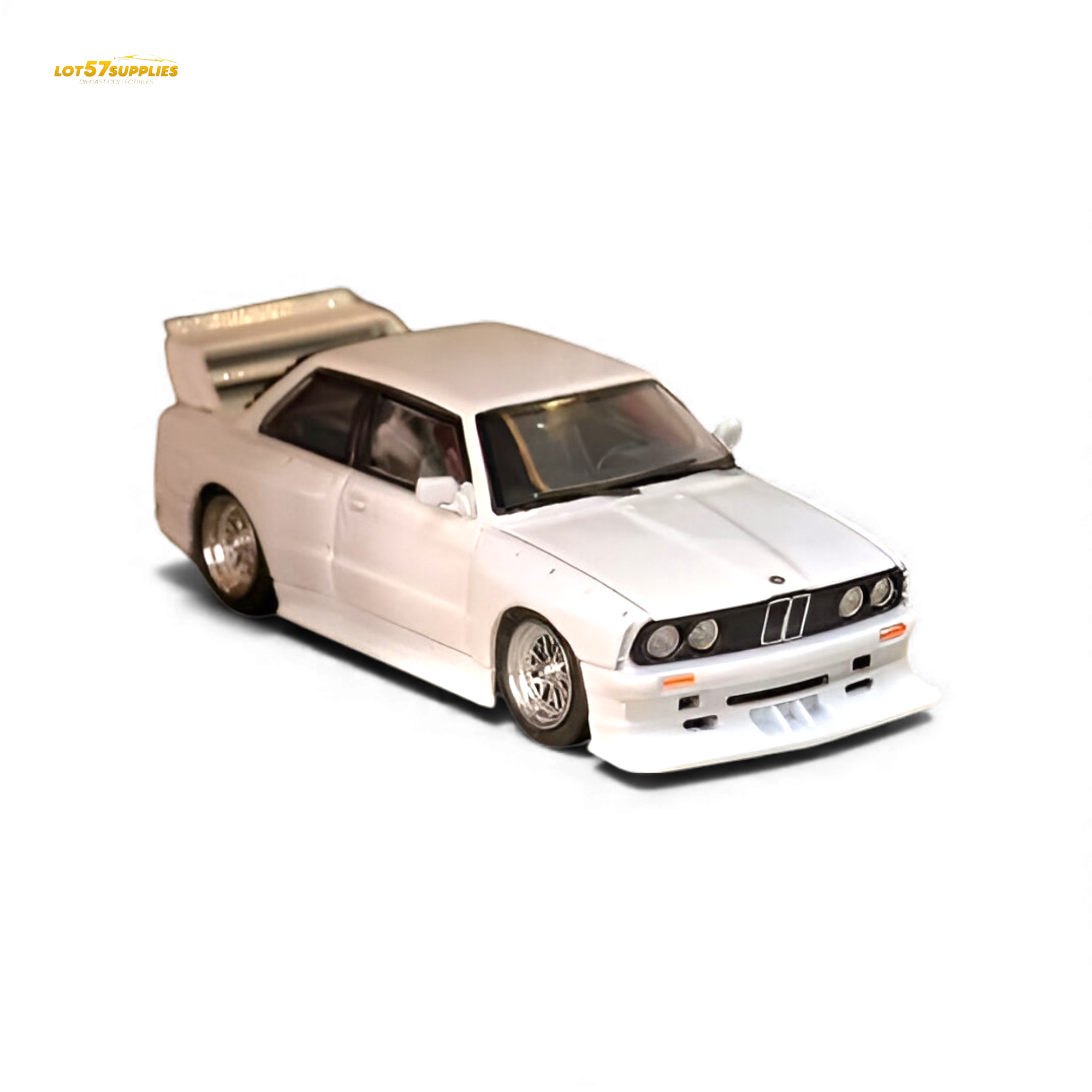 SW BMW E30 M3 LTO Modified - White 1:64