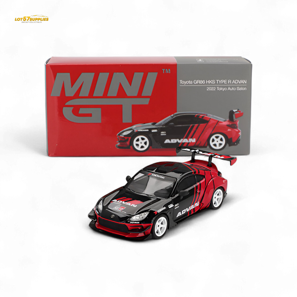 Mini GT Toyota GR86 HKS ADVAN 1:64