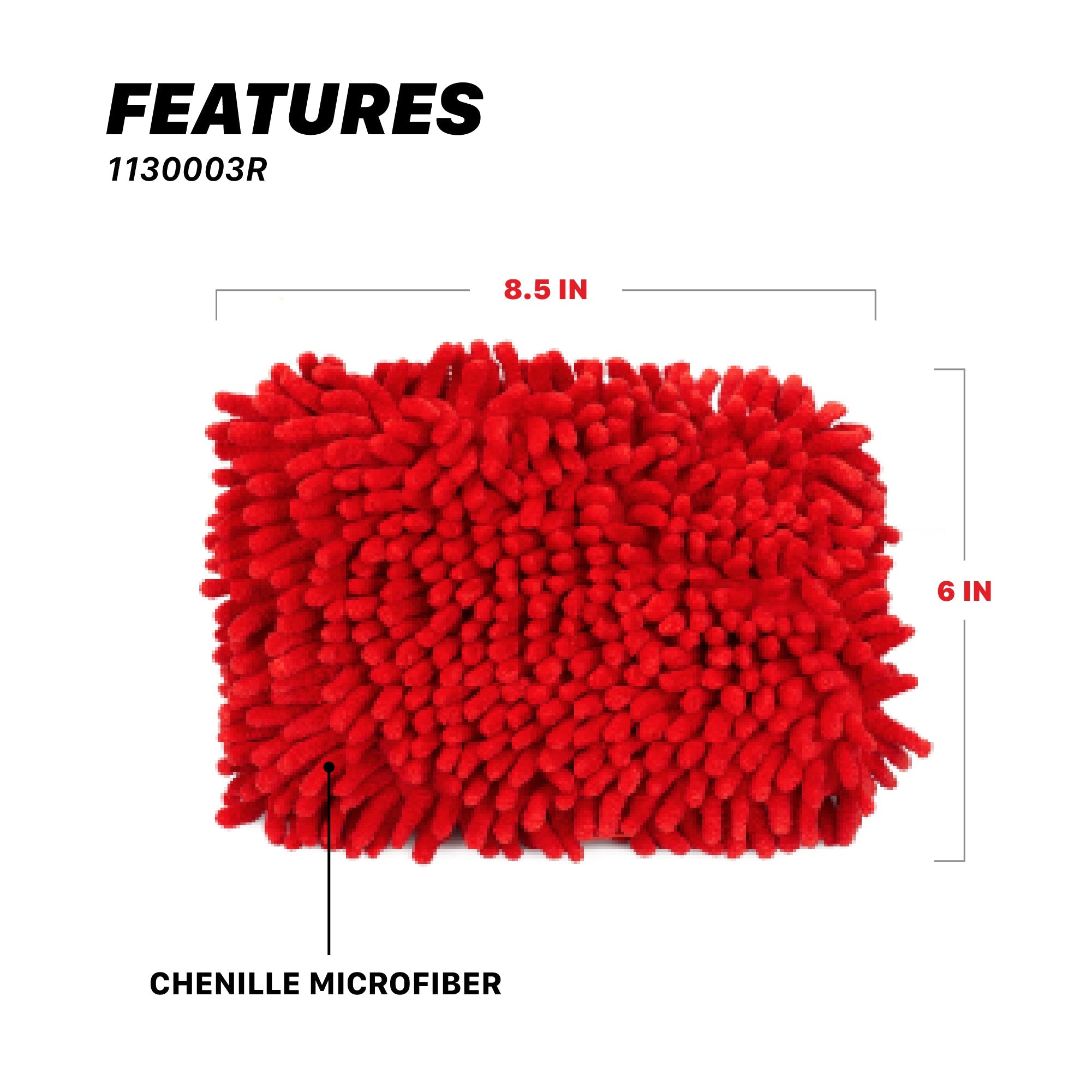 Microfiber Chenille Wash Pad