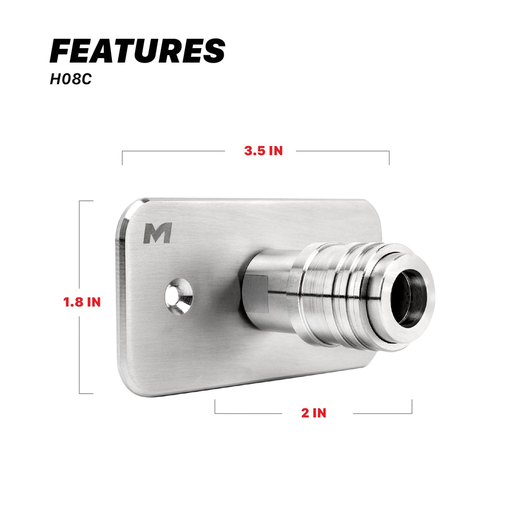 Auto-Lock Quick Connect Foam Cannon Wall Mount