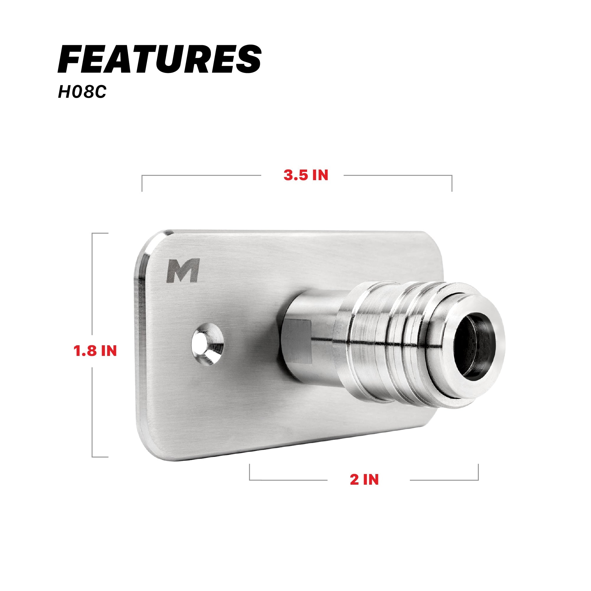 Auto-Lock Quick Connect Foam Cannon Wall Mount