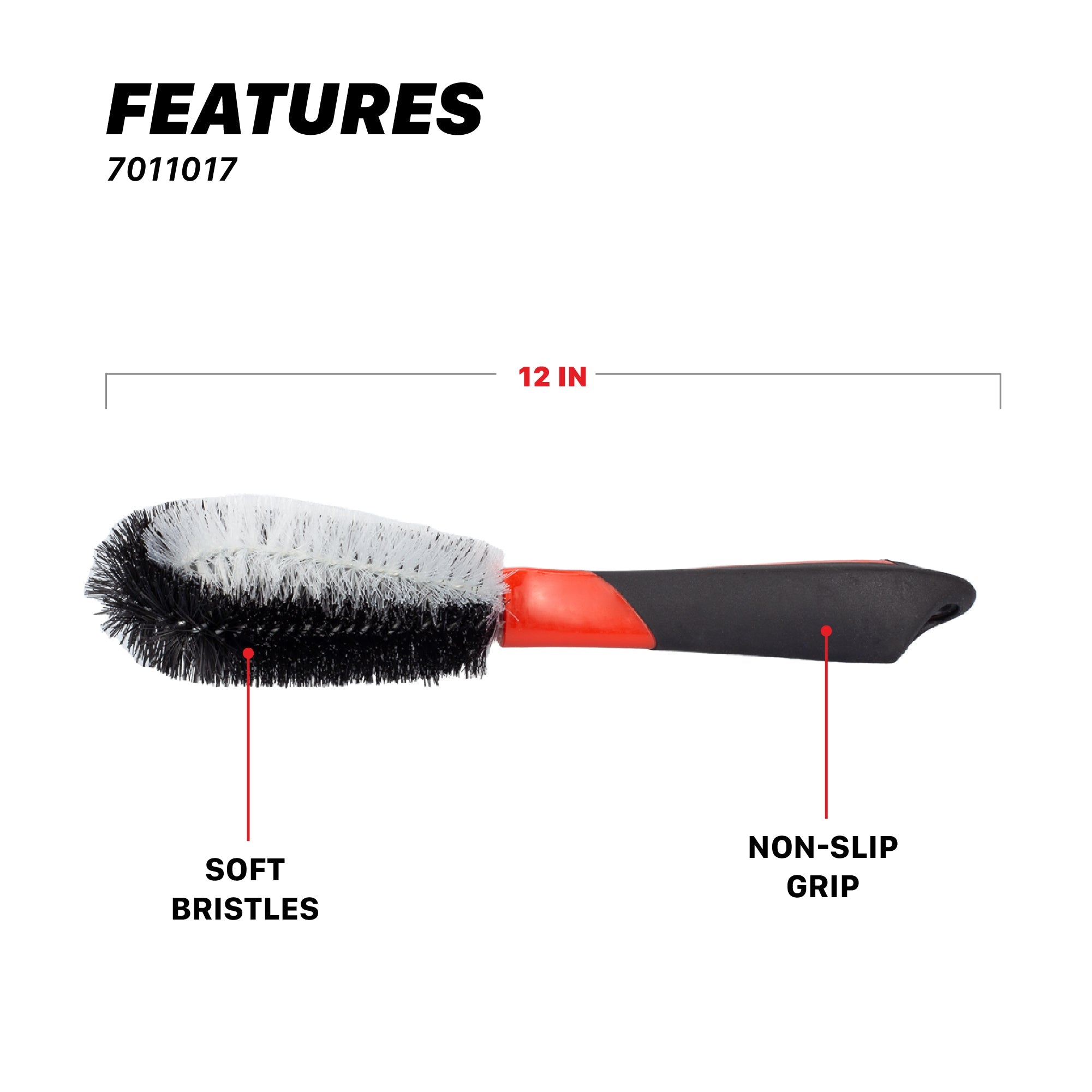 360° Wheel and Car Engine Brush