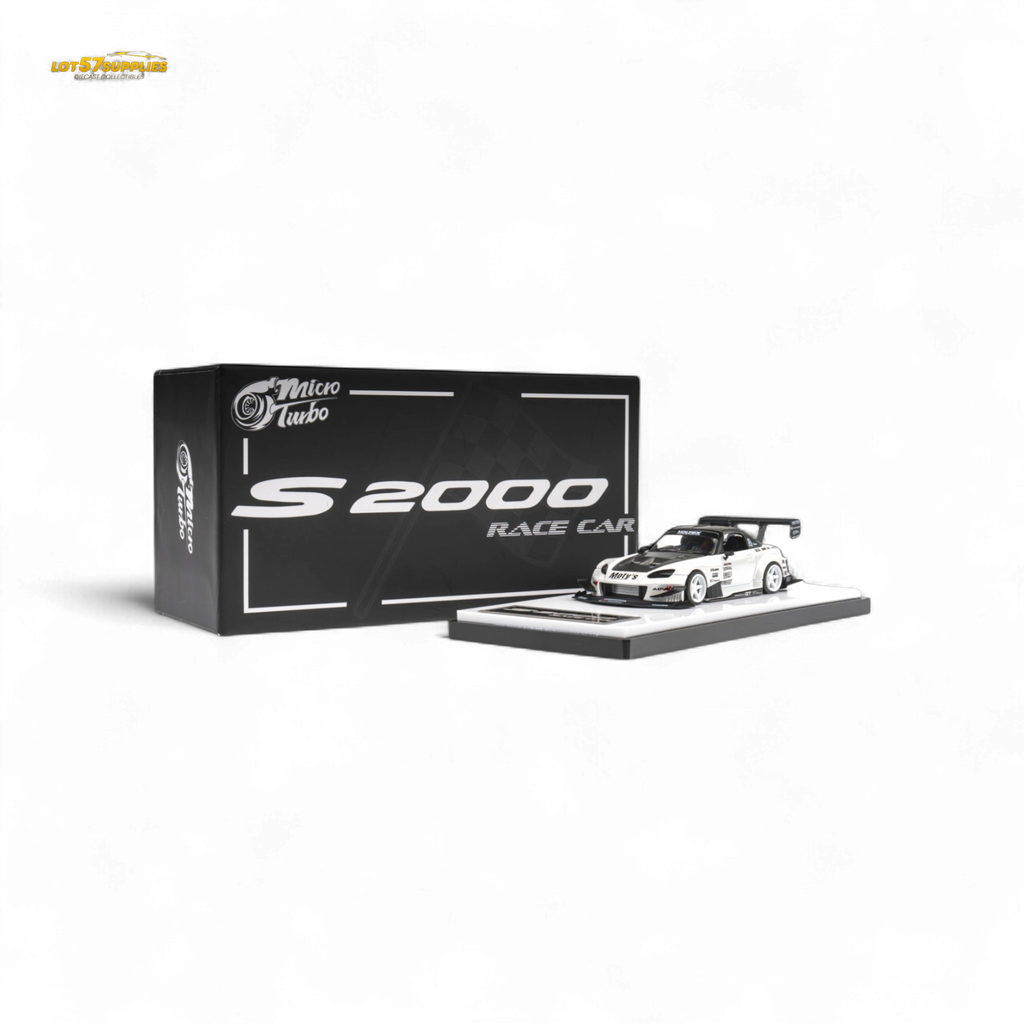 MicroTurbo Honda S2000 Metallic White 1:64