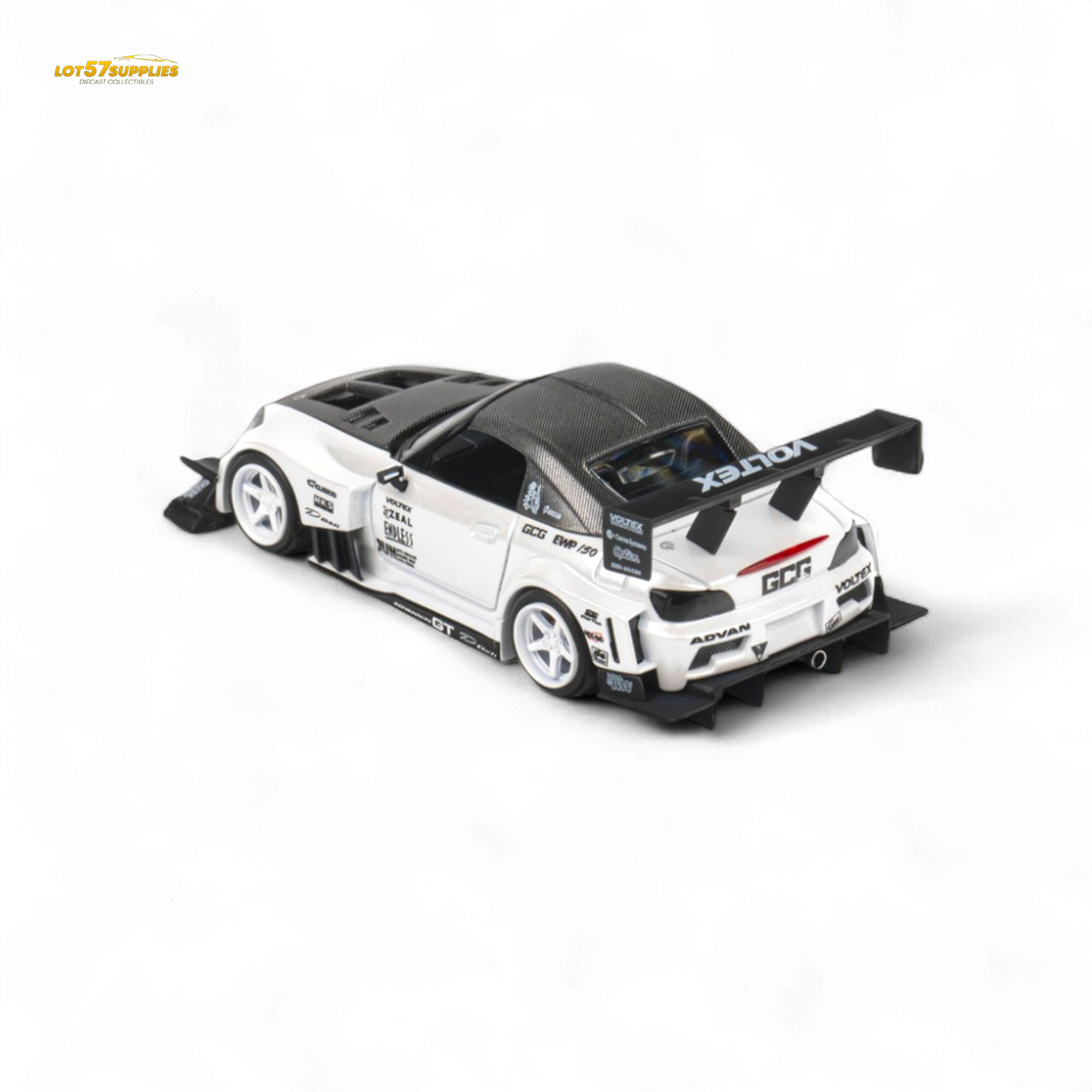 MicroTurbo Honda S2000 Metallic White 1:64