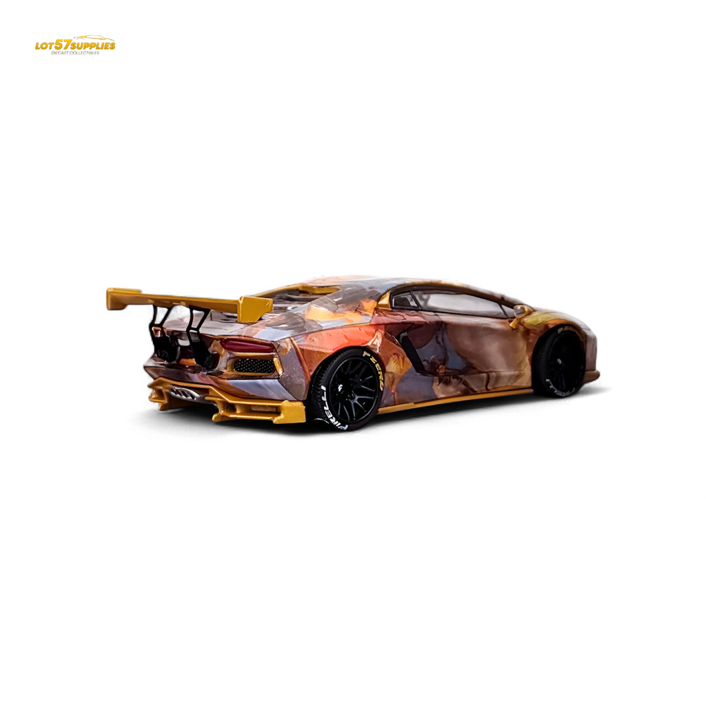 King Model Lamborghini Aventador LP700-4 Tiger Racing 1:64