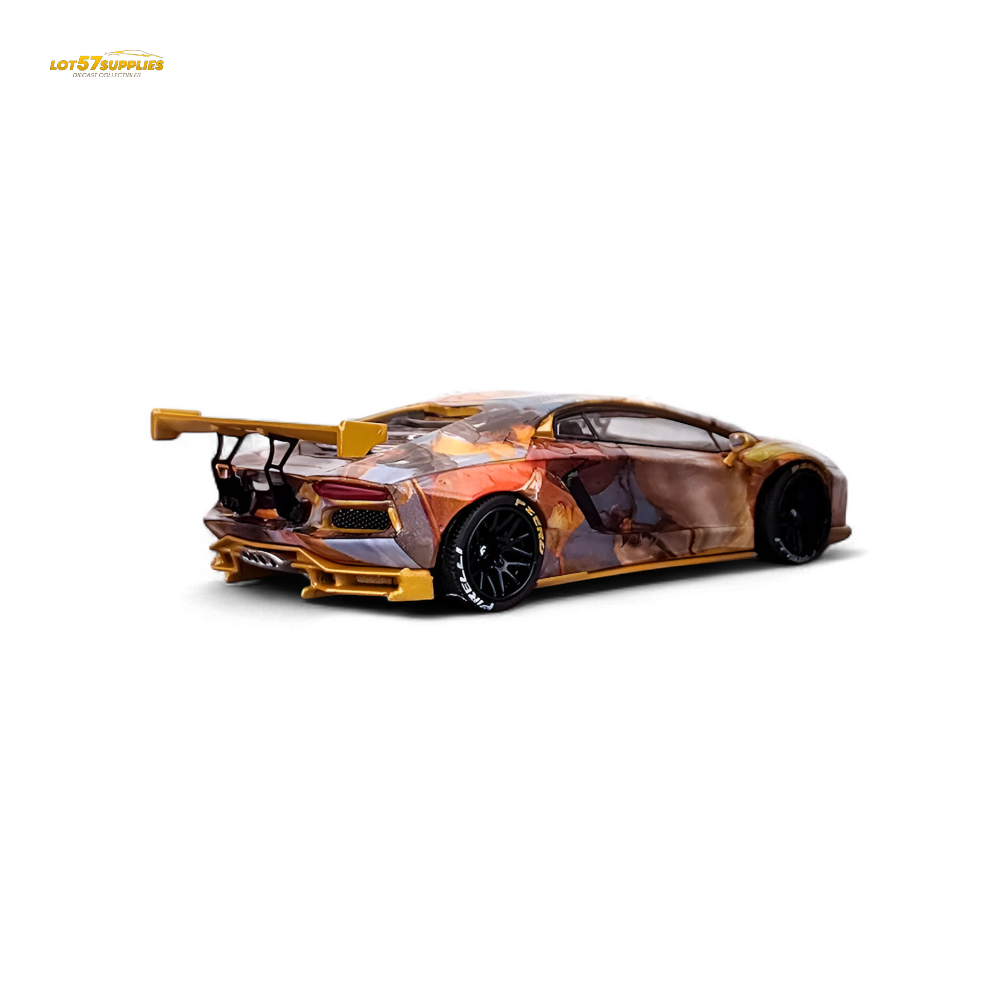 King Model Lamborghini Aventador LP700-4 Tiger Racing 1:64