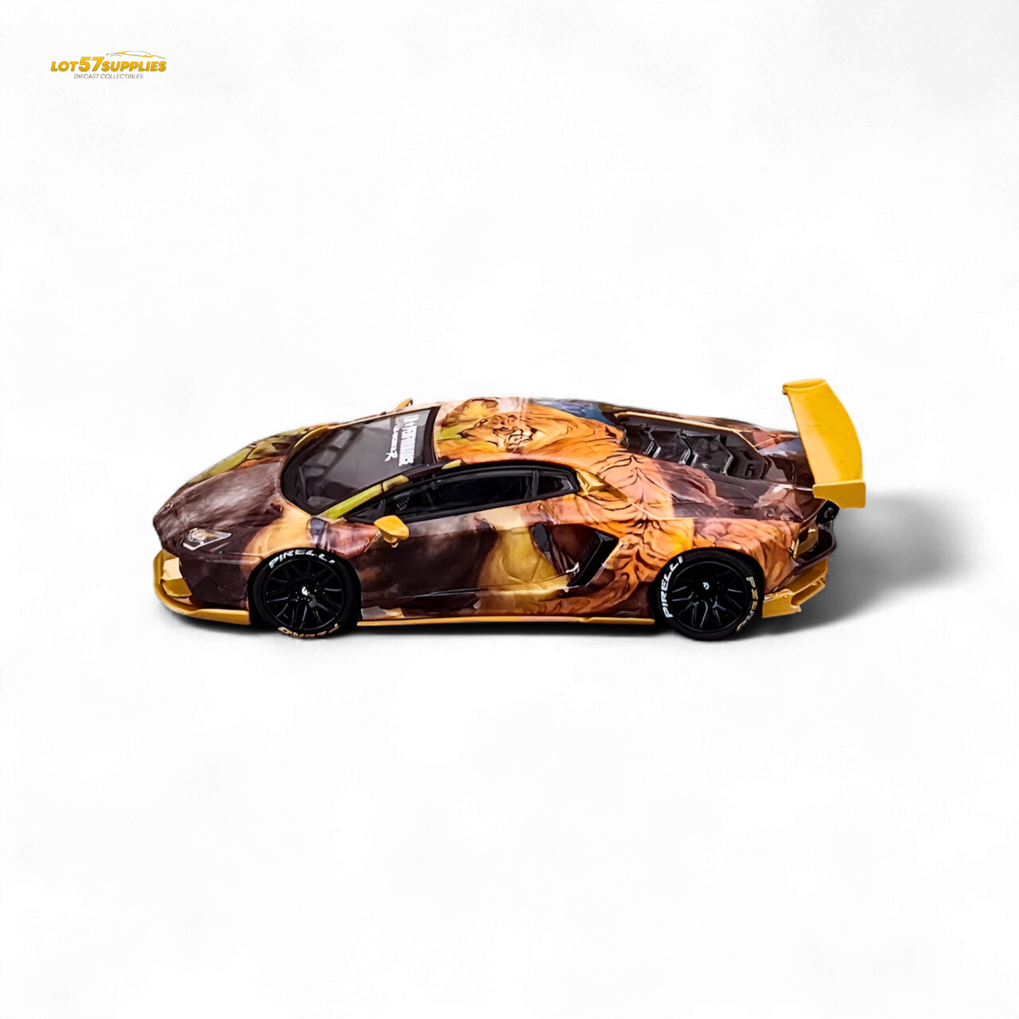 King Model Lamborghini Aventador LP700-4 Tiger Racing 1:64