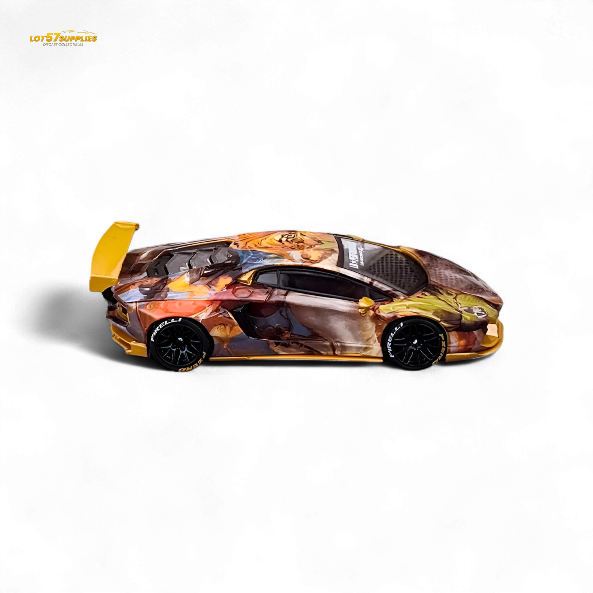 King Model Lamborghini Aventador LP700-4 Tiger Racing 1:64