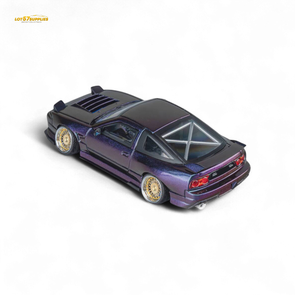 MicroTurbo Nissan 180SX Spirit Rei Purple Chameleon 1:64