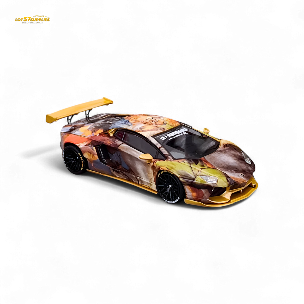 King Model Lamborghini Aventador LP700-4 Tiger Racing 1:64