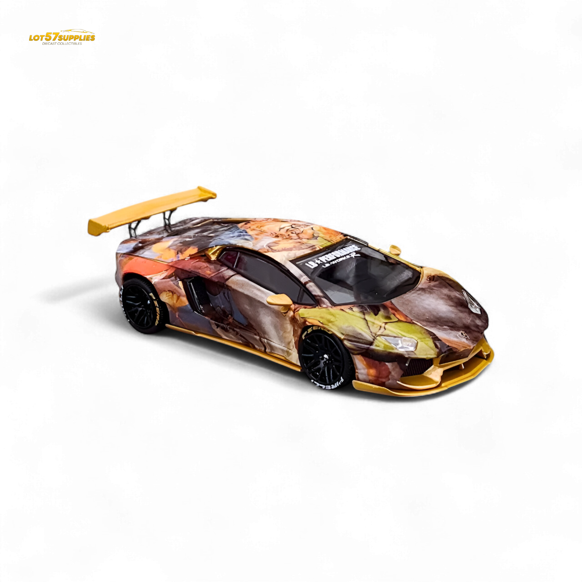 King Model Lamborghini Aventador LP700-4 Tiger Racing 1:64