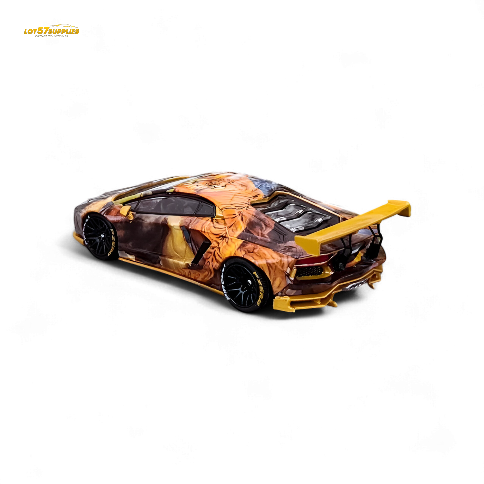 King Model Lamborghini Aventador LP700-4 Tiger Racing 1:64