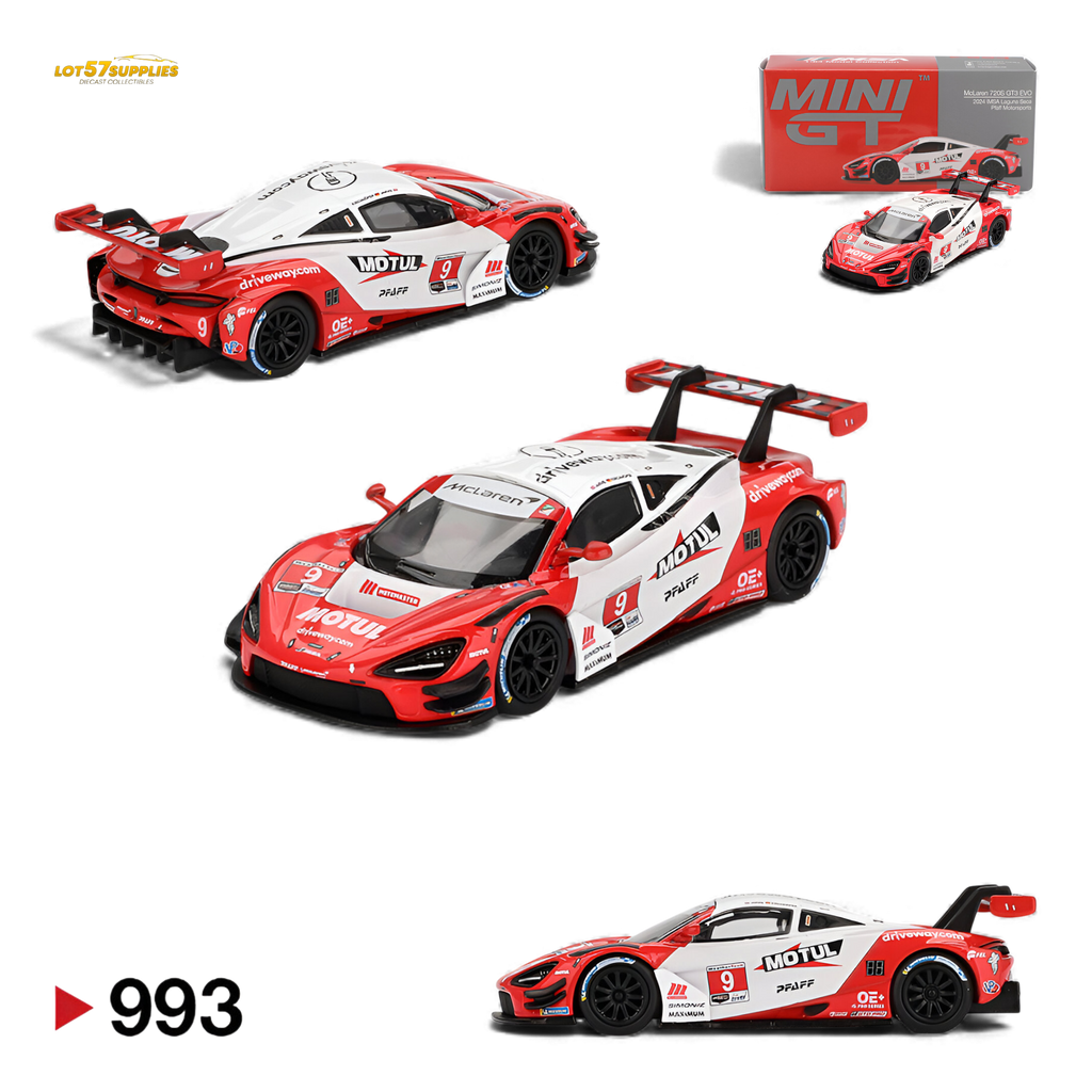 Mini GT McLaren 720S GT3 Evo Pfaff 1:64