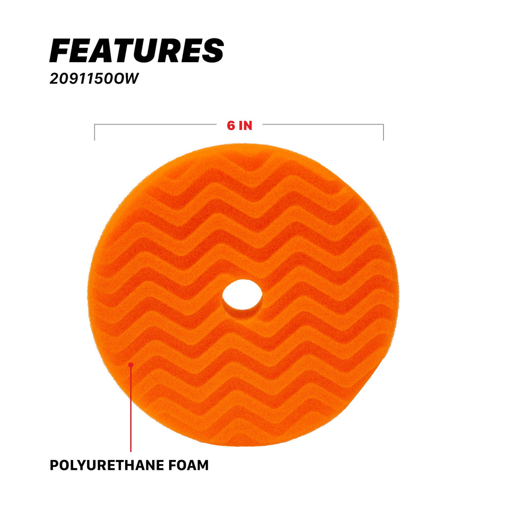 Foam Cutting Pad | AIO Foam Cutting & Polishing Pad - 5in, 6in