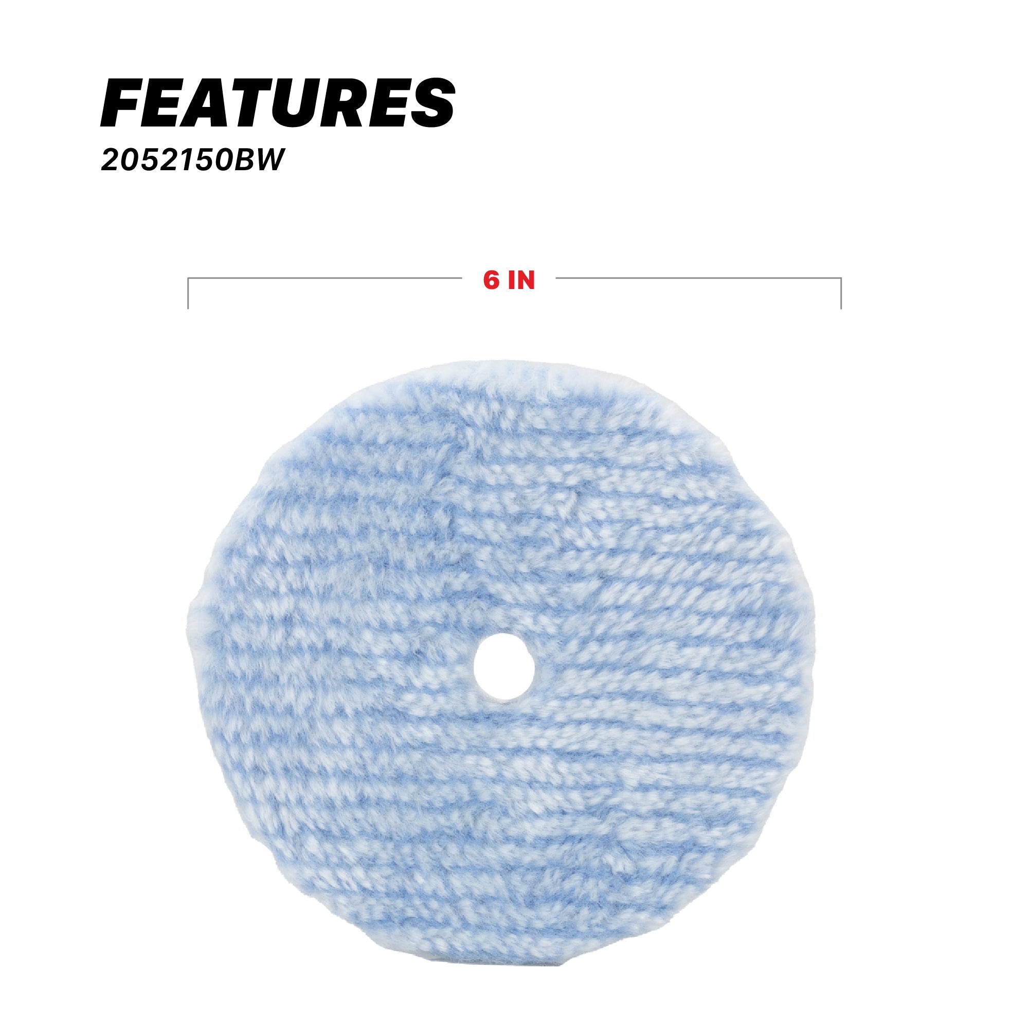 Synthetic Wool Pads - 3in, 5in, 6in