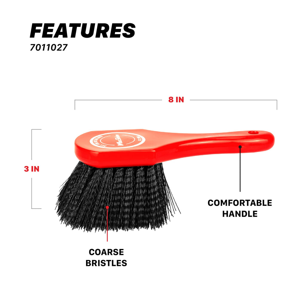 Deep Clean Brush | Heavy-Duty Wheel and Carpet Cleaning Brush