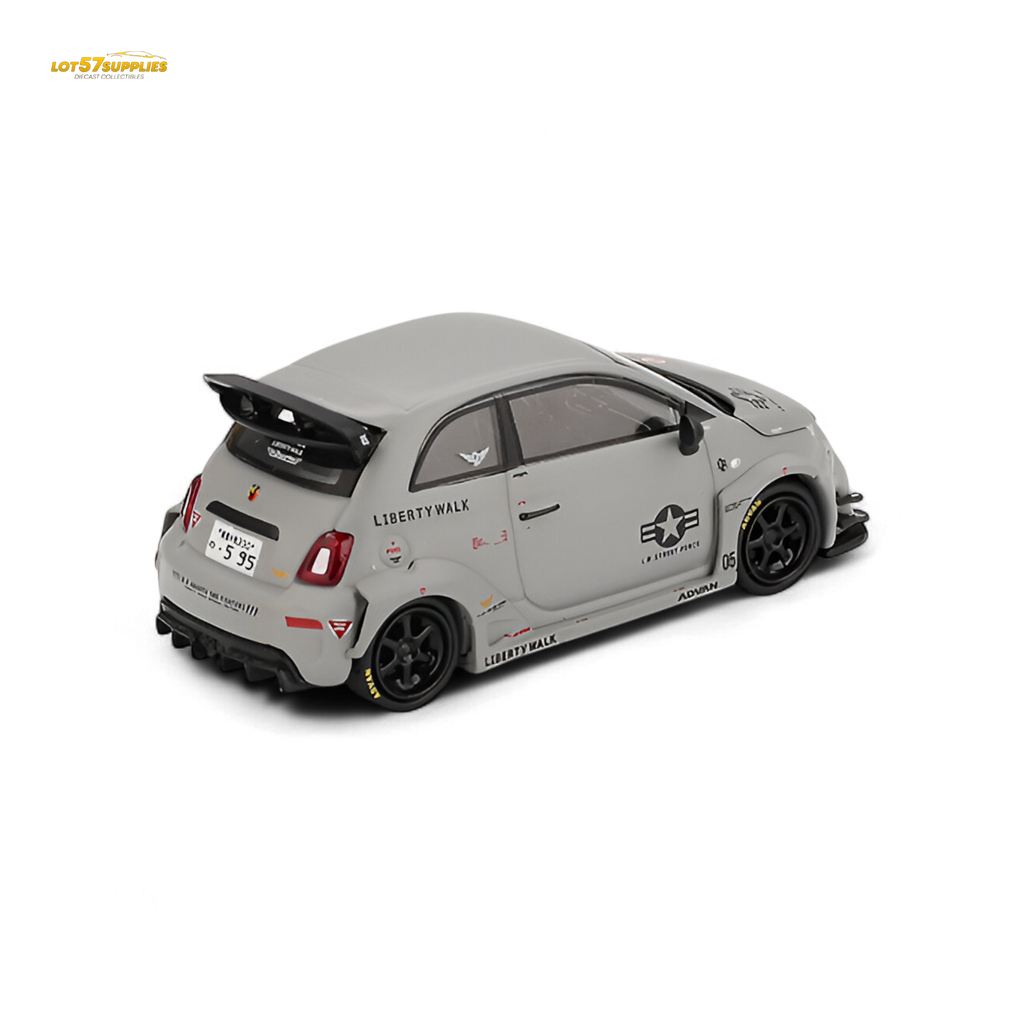 Mini GT Abarth 595 LB-WORKS x Abas Works Grey 1:64