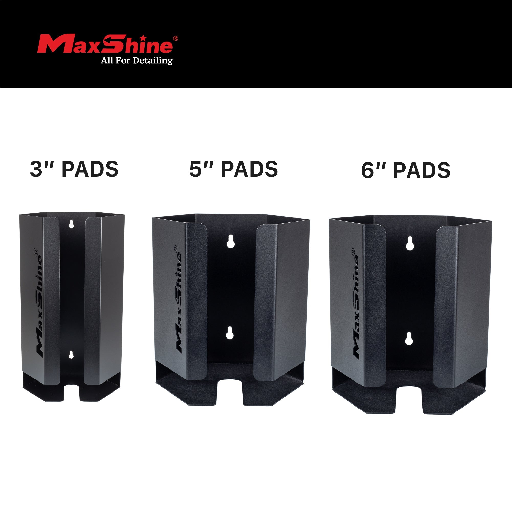 Polisher Pads Holders - 3in, 5in, 6in