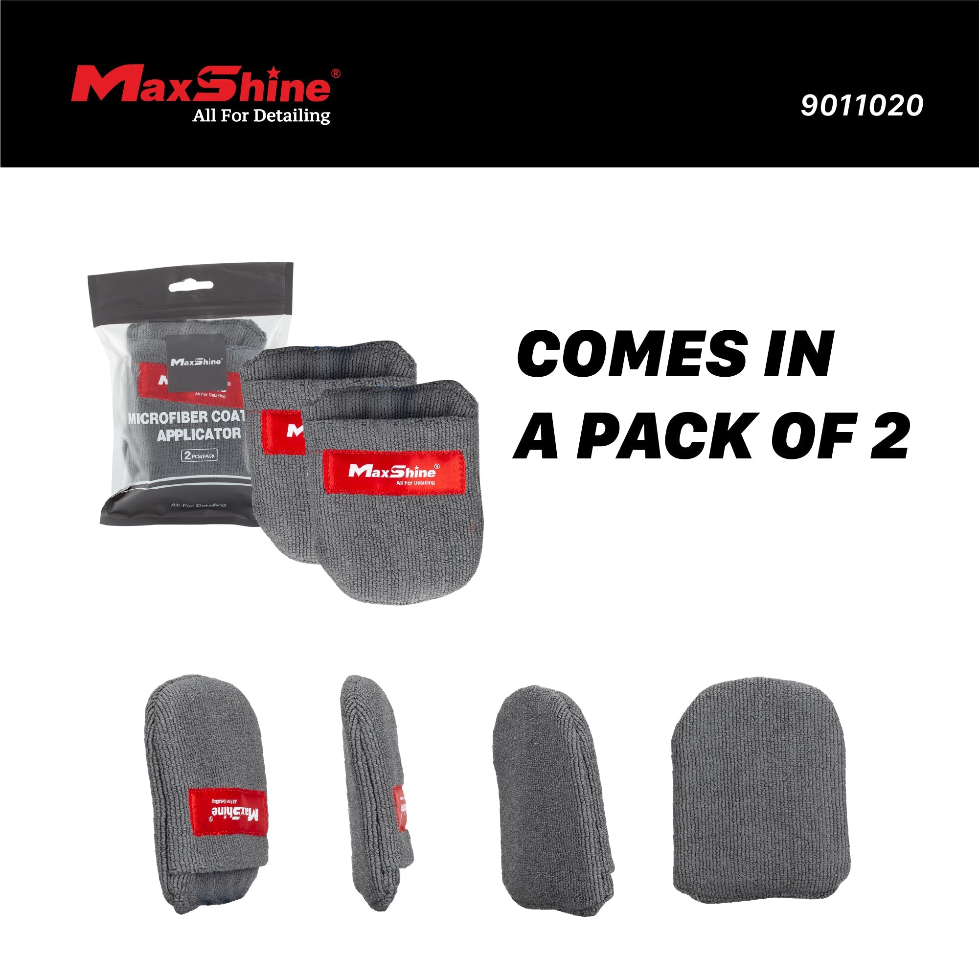 Microfiber Coating Applicator - 2 Pack