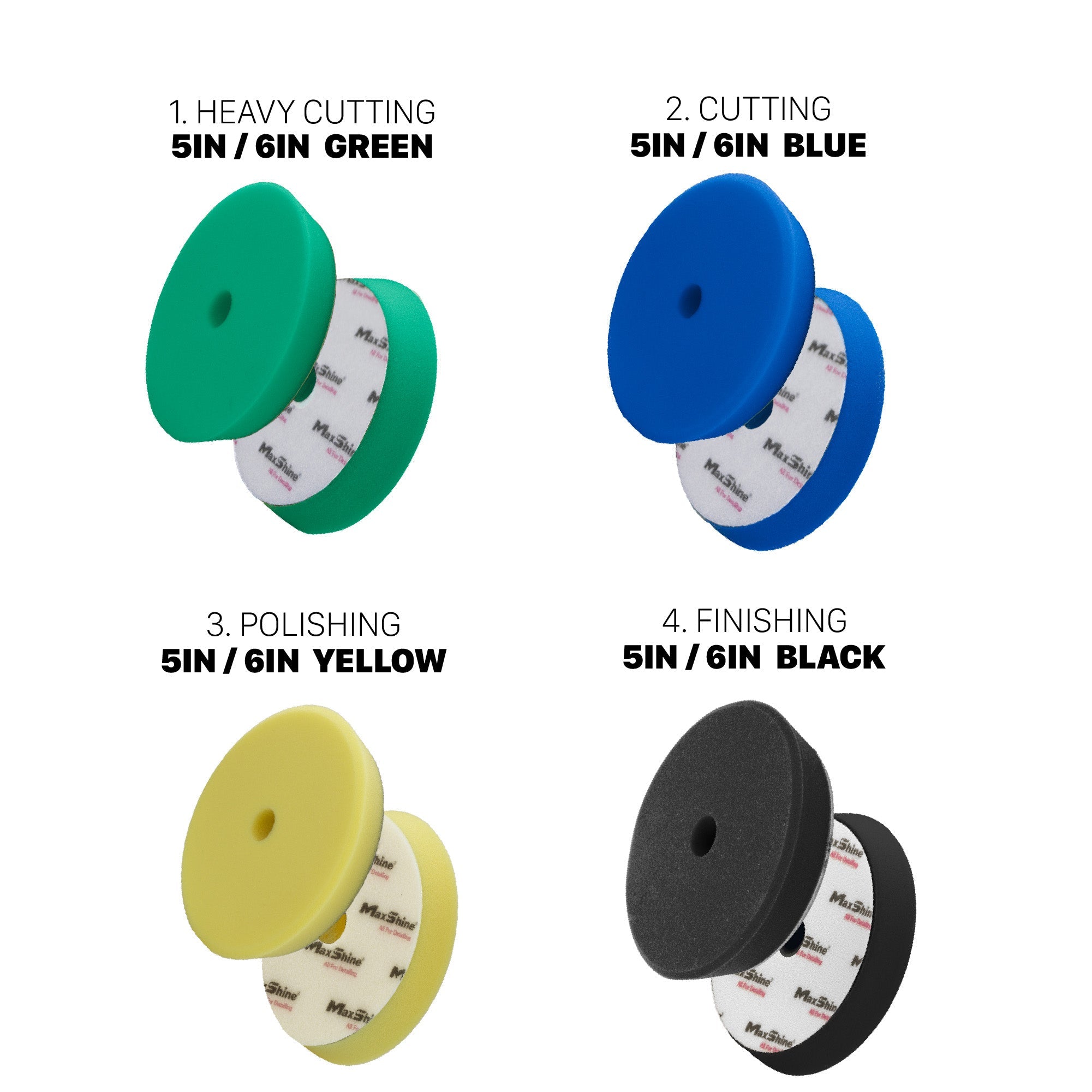 Polisher Foam Pads | High Pro Polishing Pads Pack
