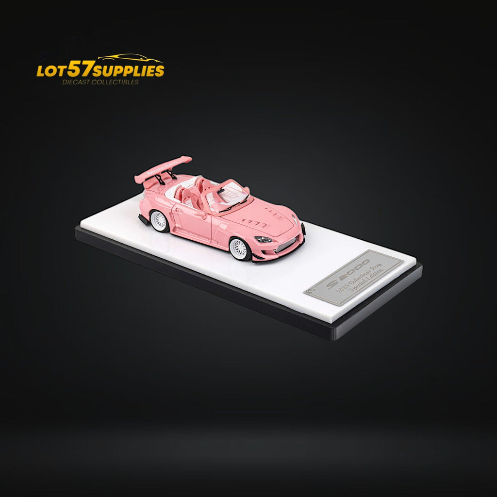 MicroTurbo Honda S2000 Rocket Bunny Valentine's Pink 1:64