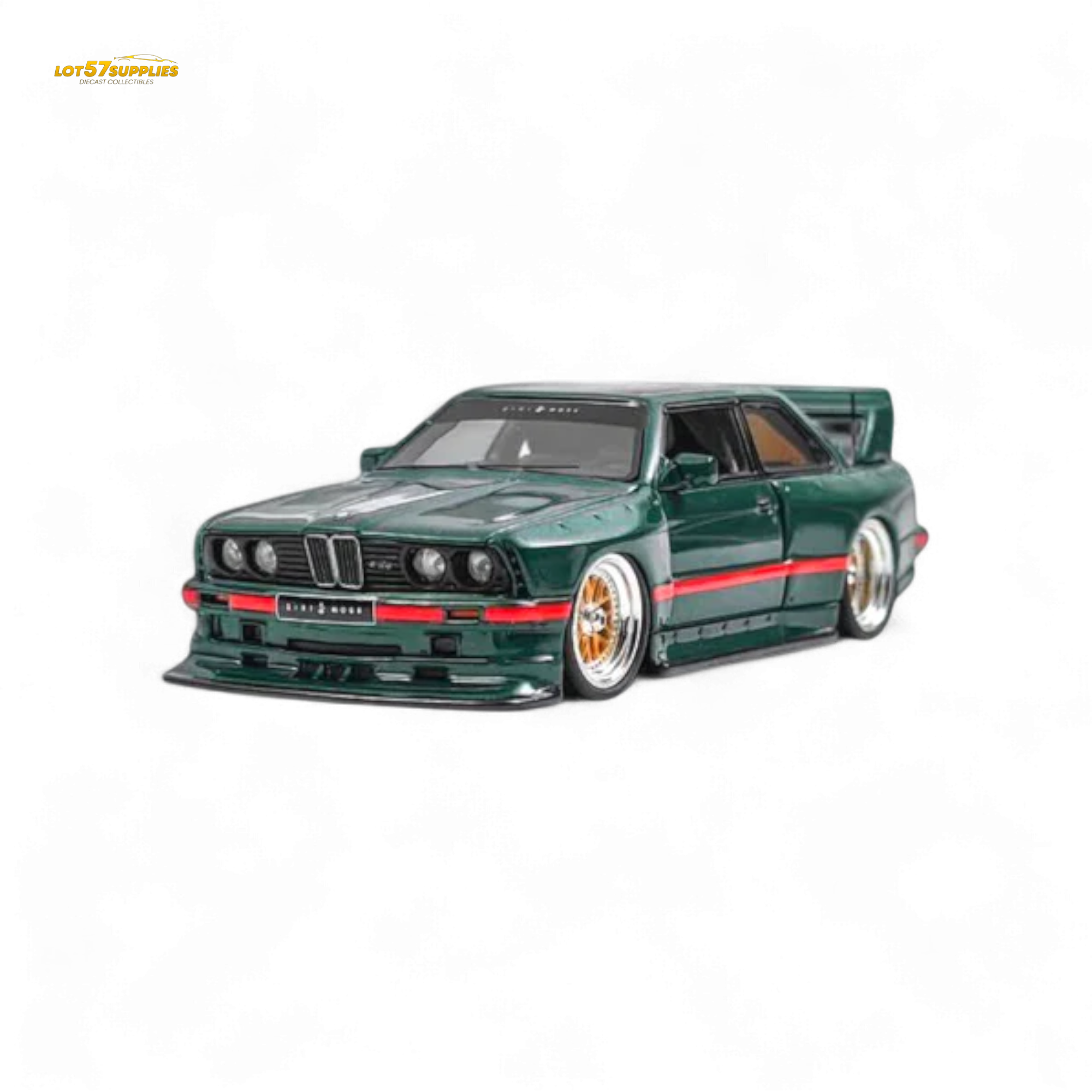 NA BMW E30 Wide-Body Green 1:64