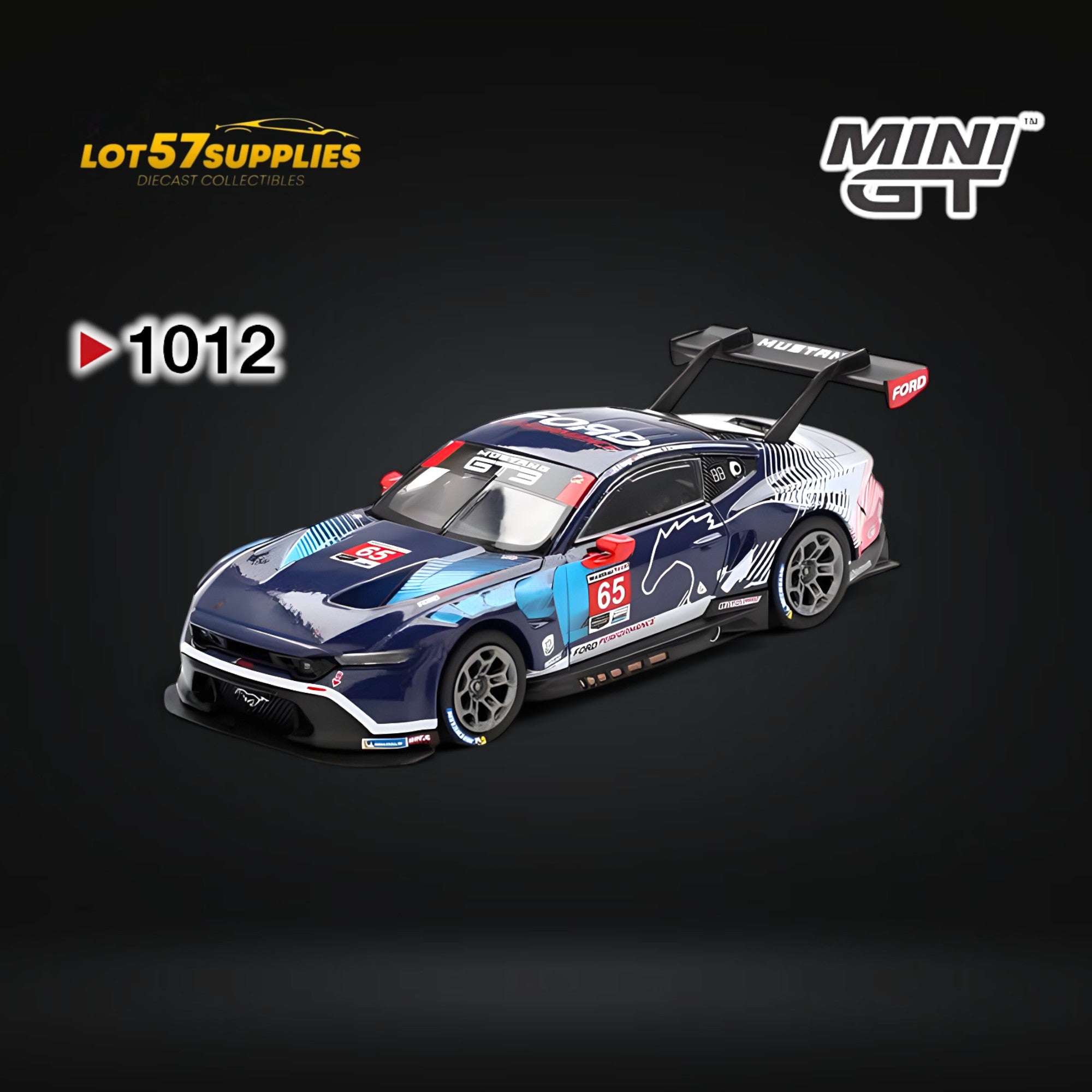 Mini GT Ford Mustang GT3 #65 1:64