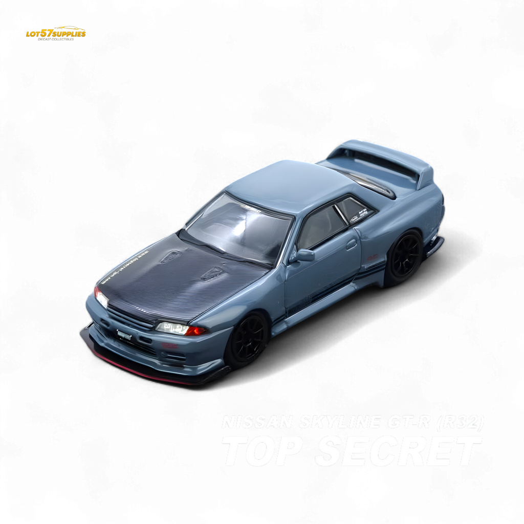 INNO64 TOP SECRET R32 GT-R Stealth Grey 1:64