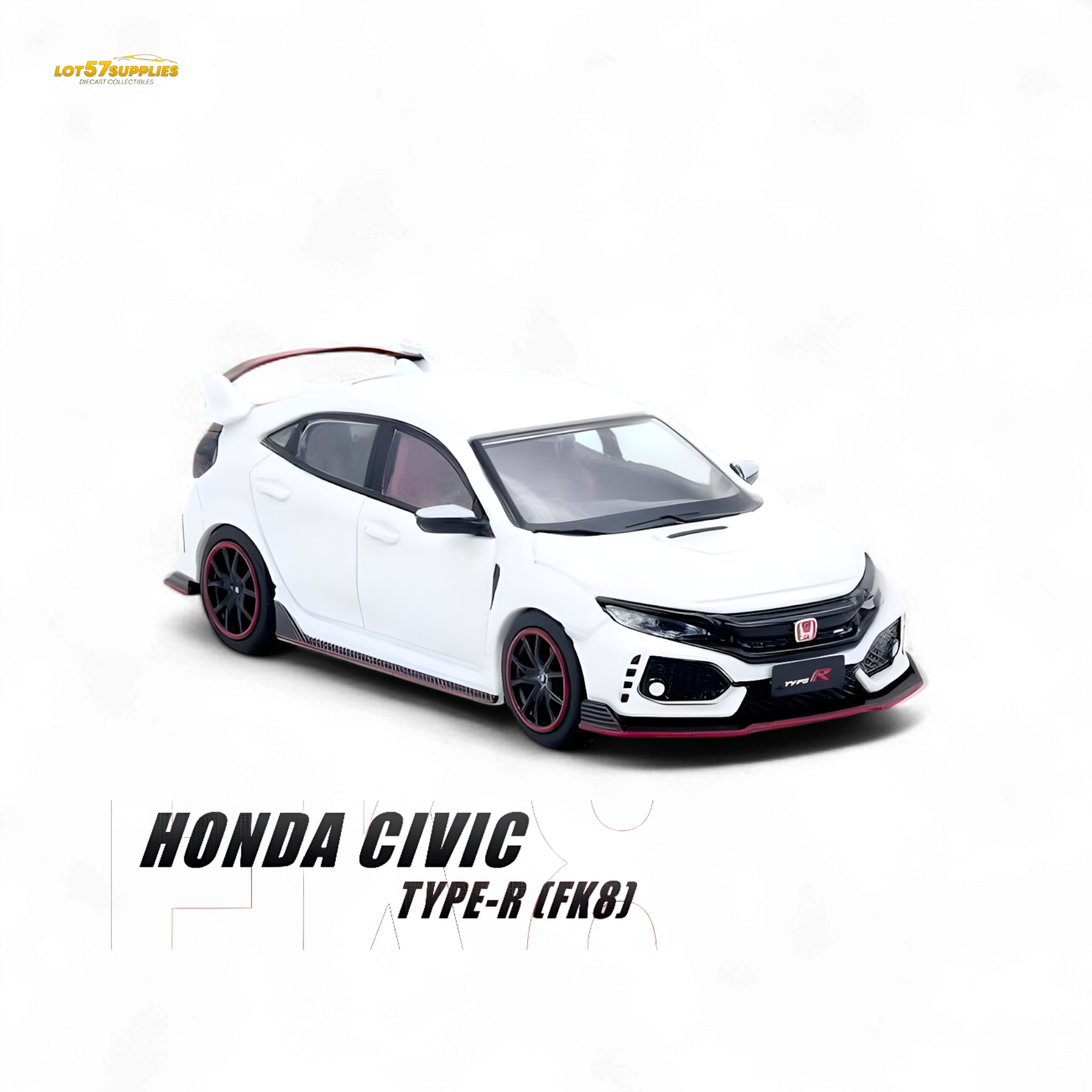 INNO64 Honda Civic Type-R FK8 White 1:64