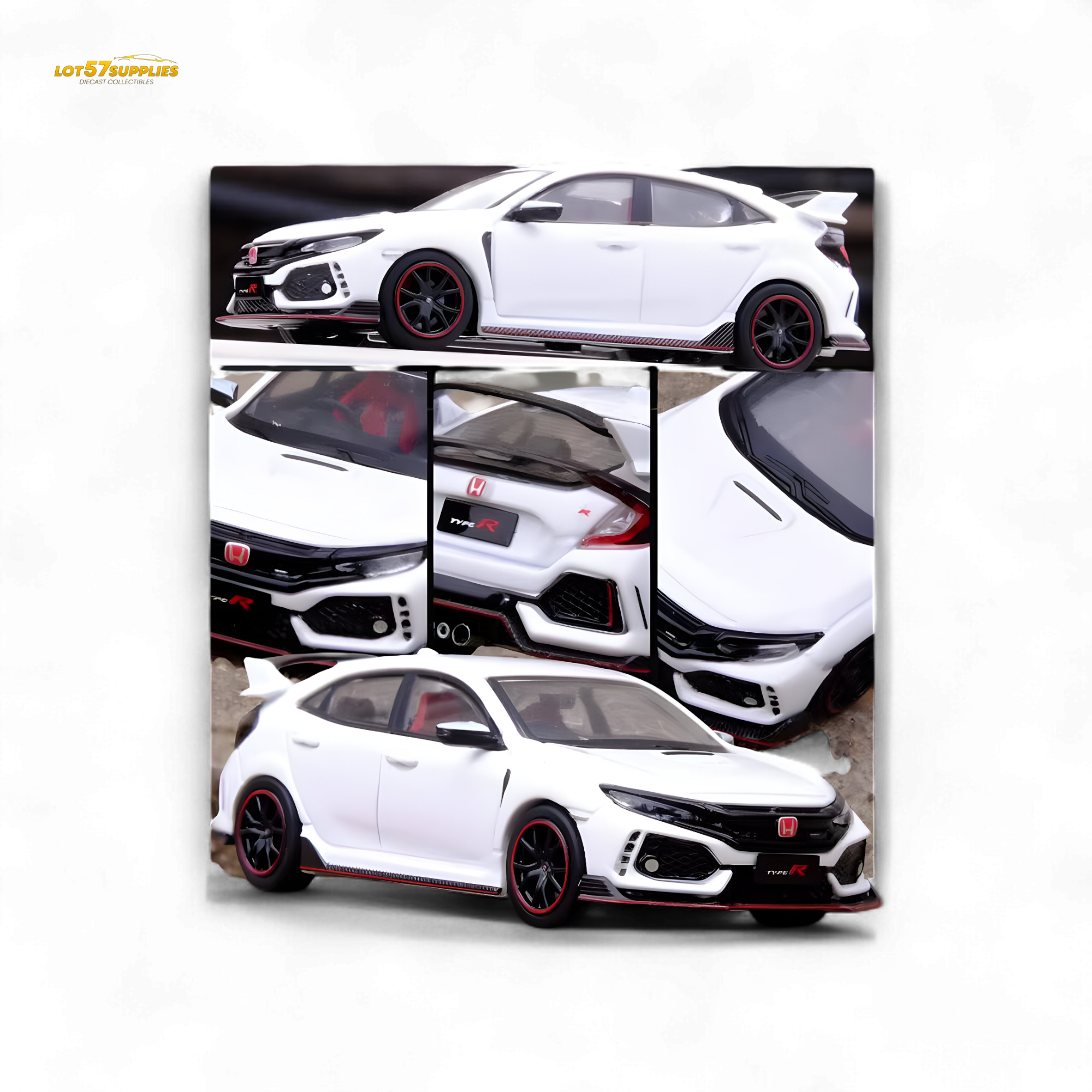 INNO64 Honda Civic Type-R FK8 White 1:64