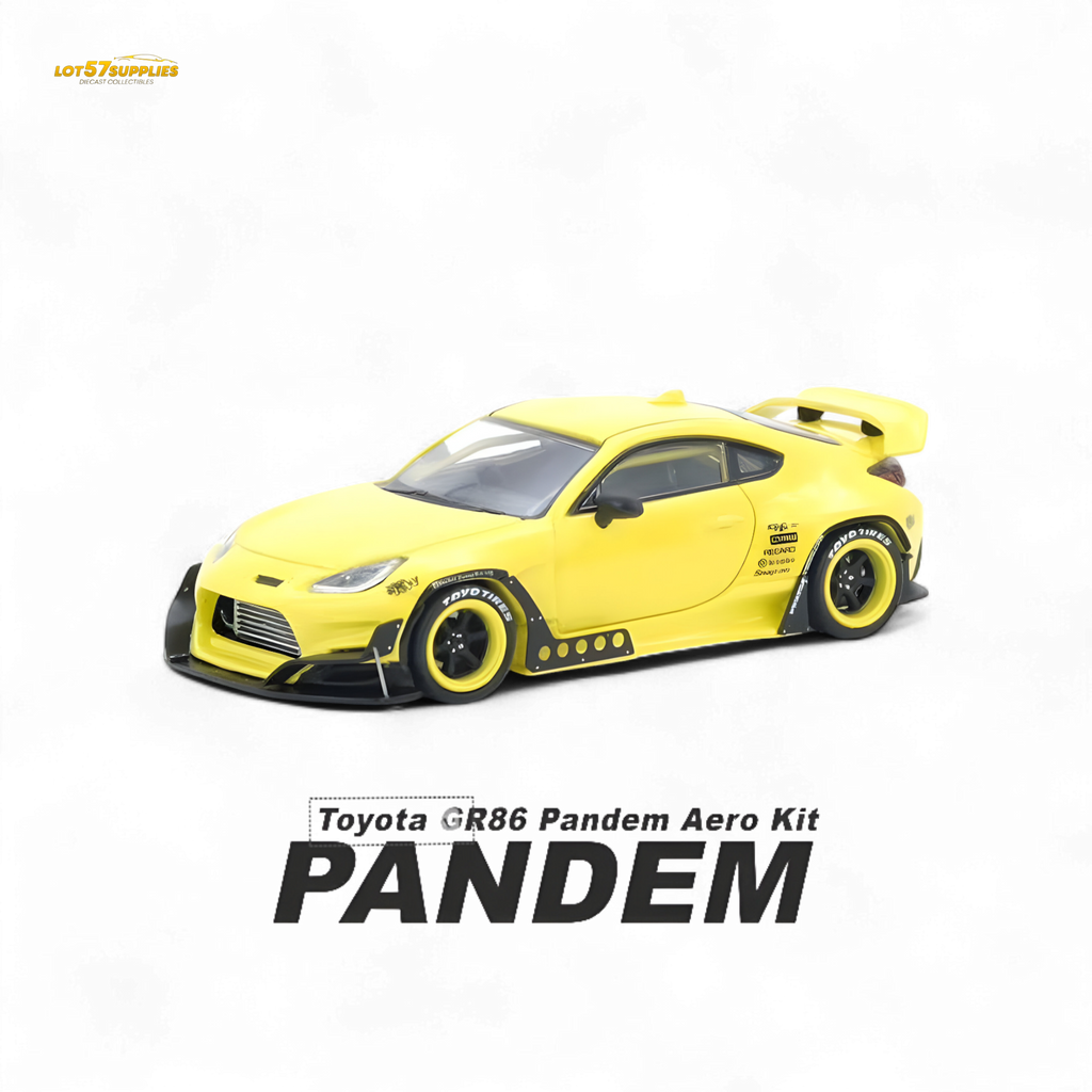 INNO64 Toyota GR86 Pandem Yellow 1:64