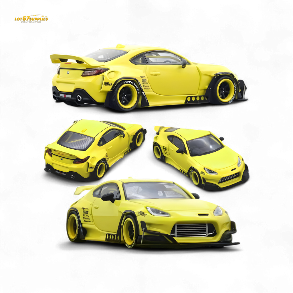INNO64 Toyota GR86 Pandem Yellow 1:64