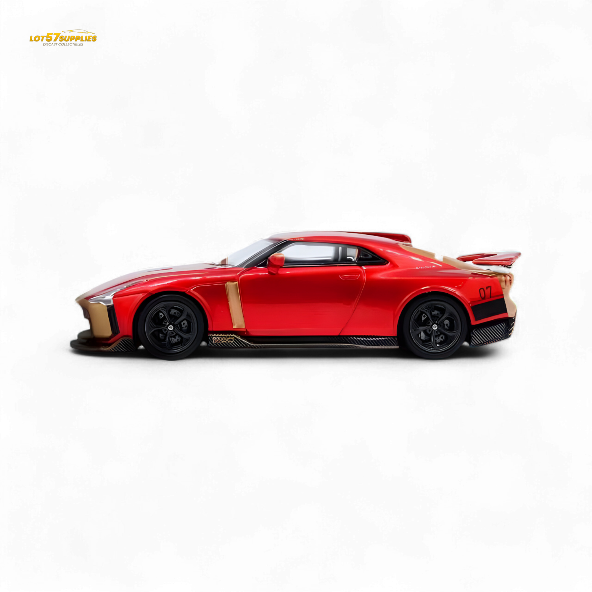 INNO64 Nissan R50 GT-R Red 1:64