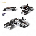 DEMON KING Agera ONE:1 Silver 1:64