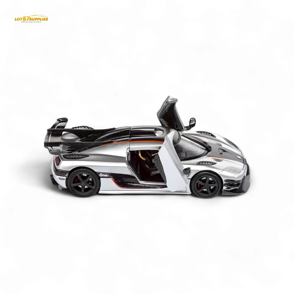 DEMON KING Agera ONE:1 Silver 1:64