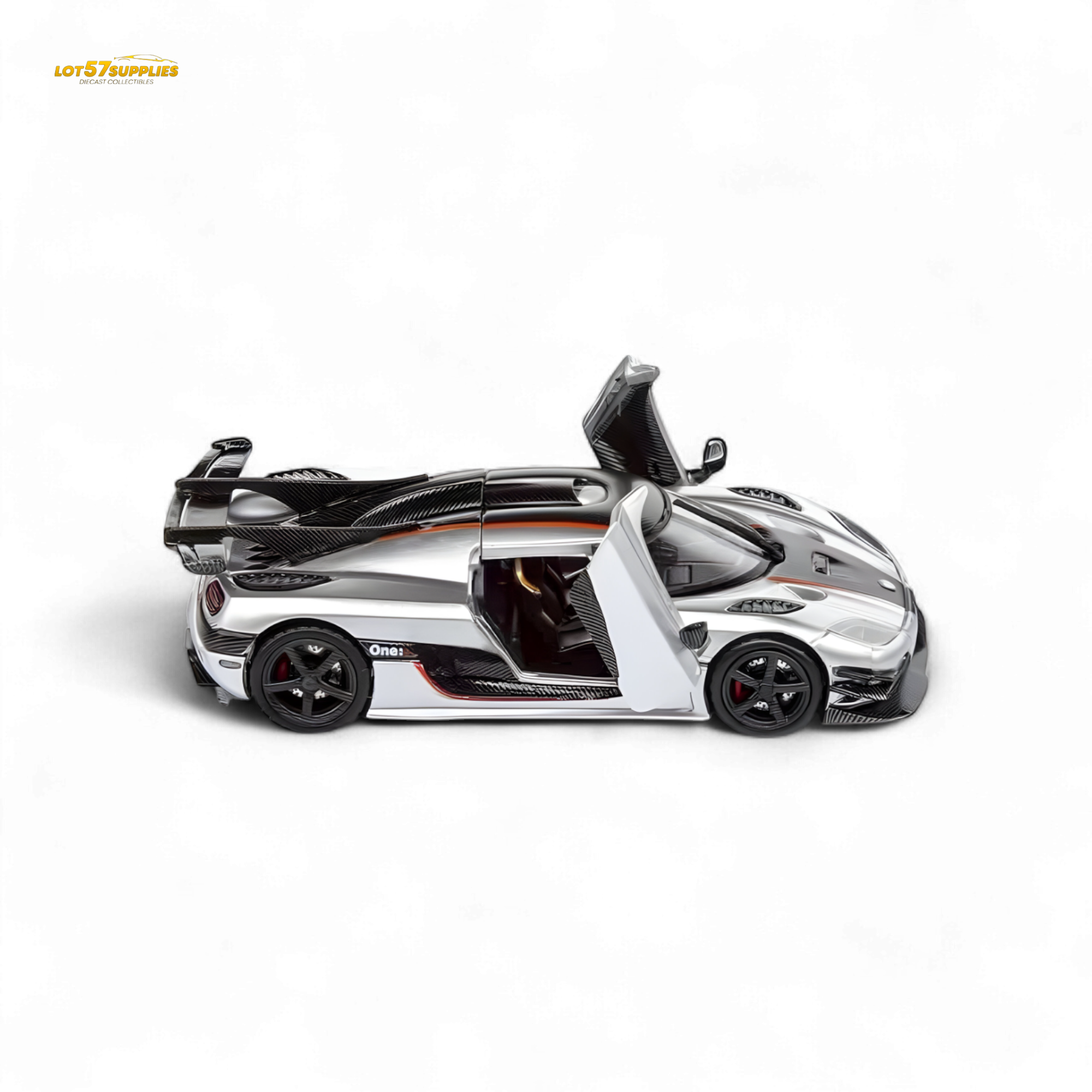DEMON KING Agera ONE:1 Silver 1:64