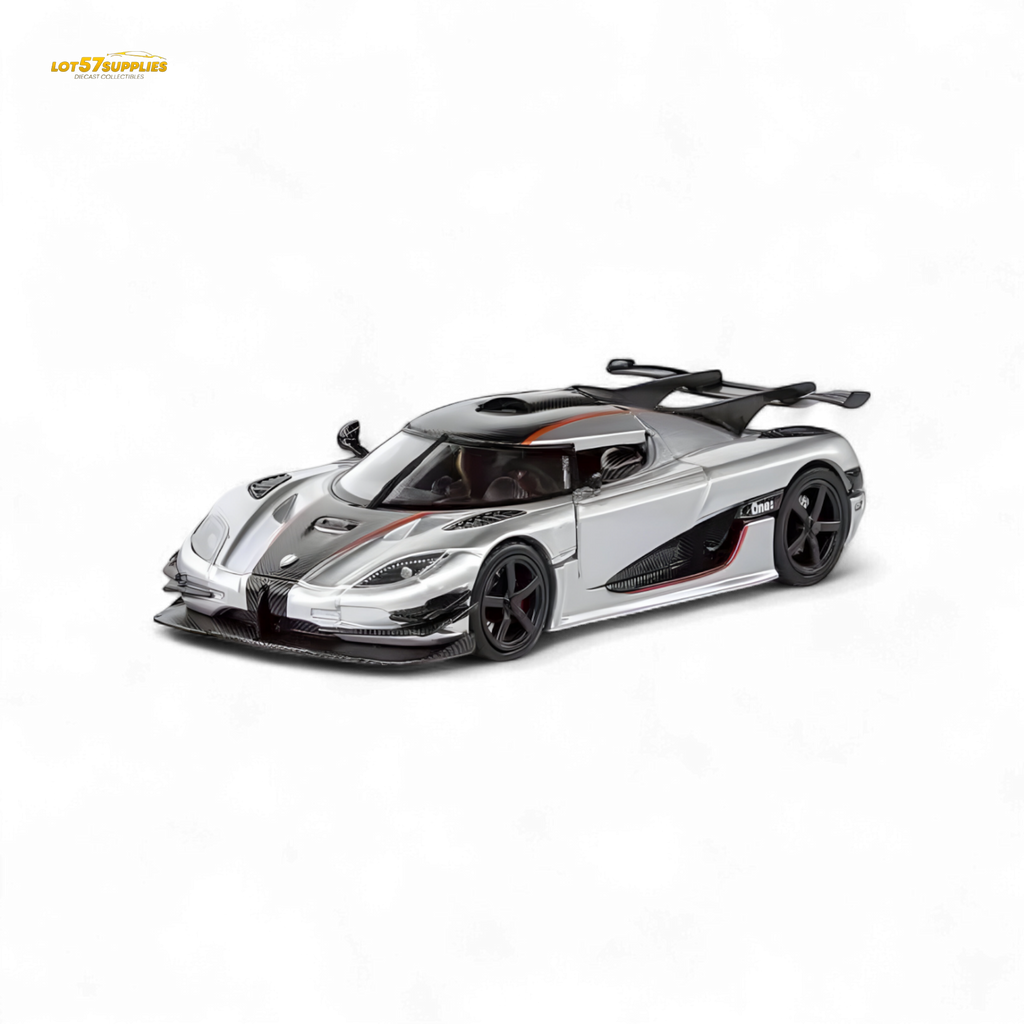 DEMON KING Agera ONE:1 Silver 1:64